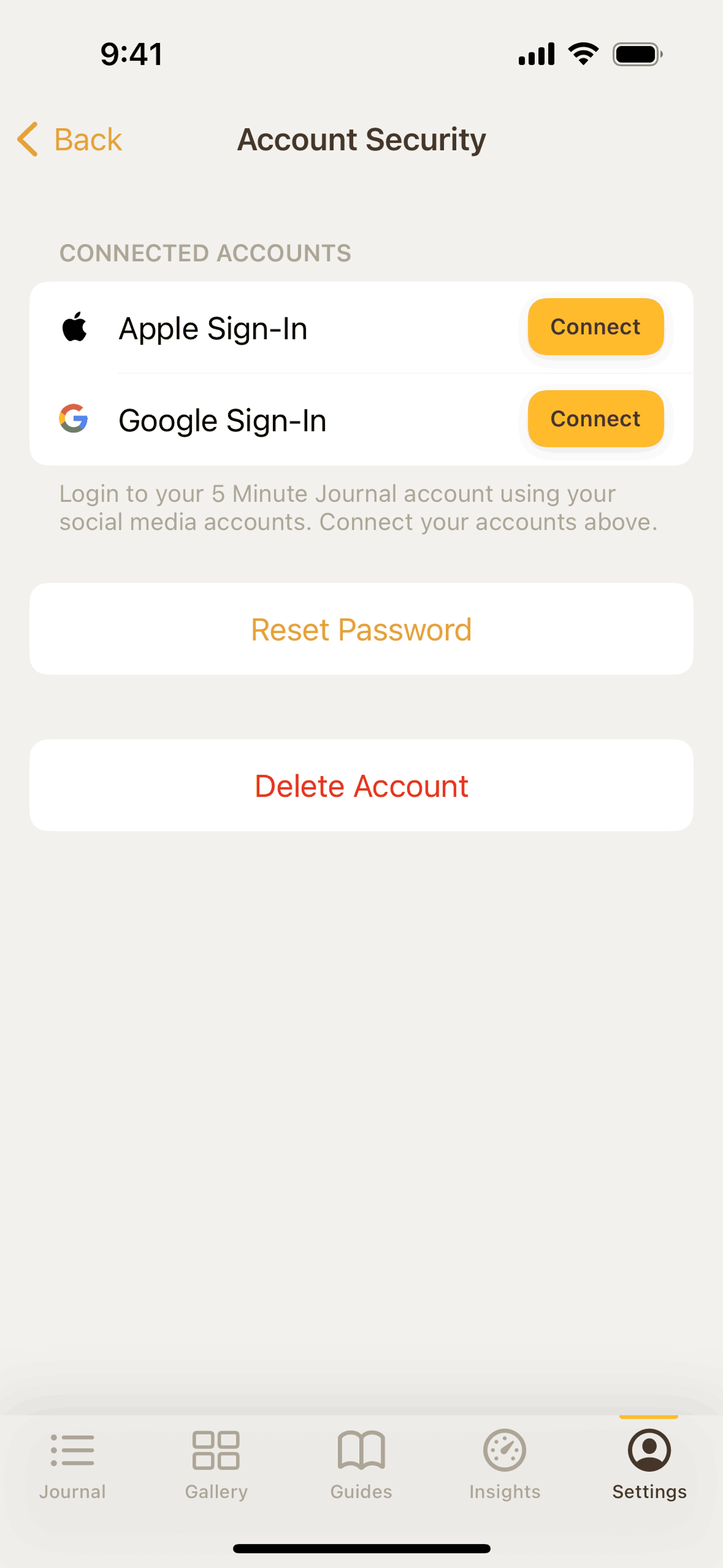 5 Minute Journal iOS Health & Fitness interface screenshot 6