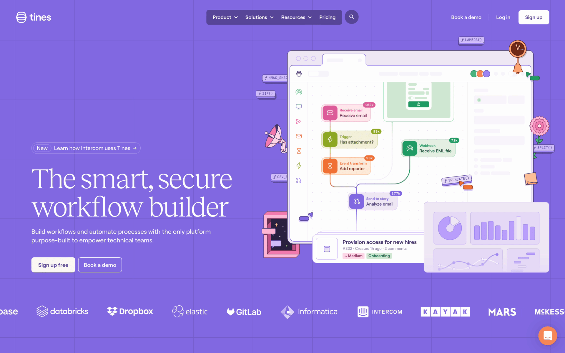 Tines Web Collaboration interface screenshot 1