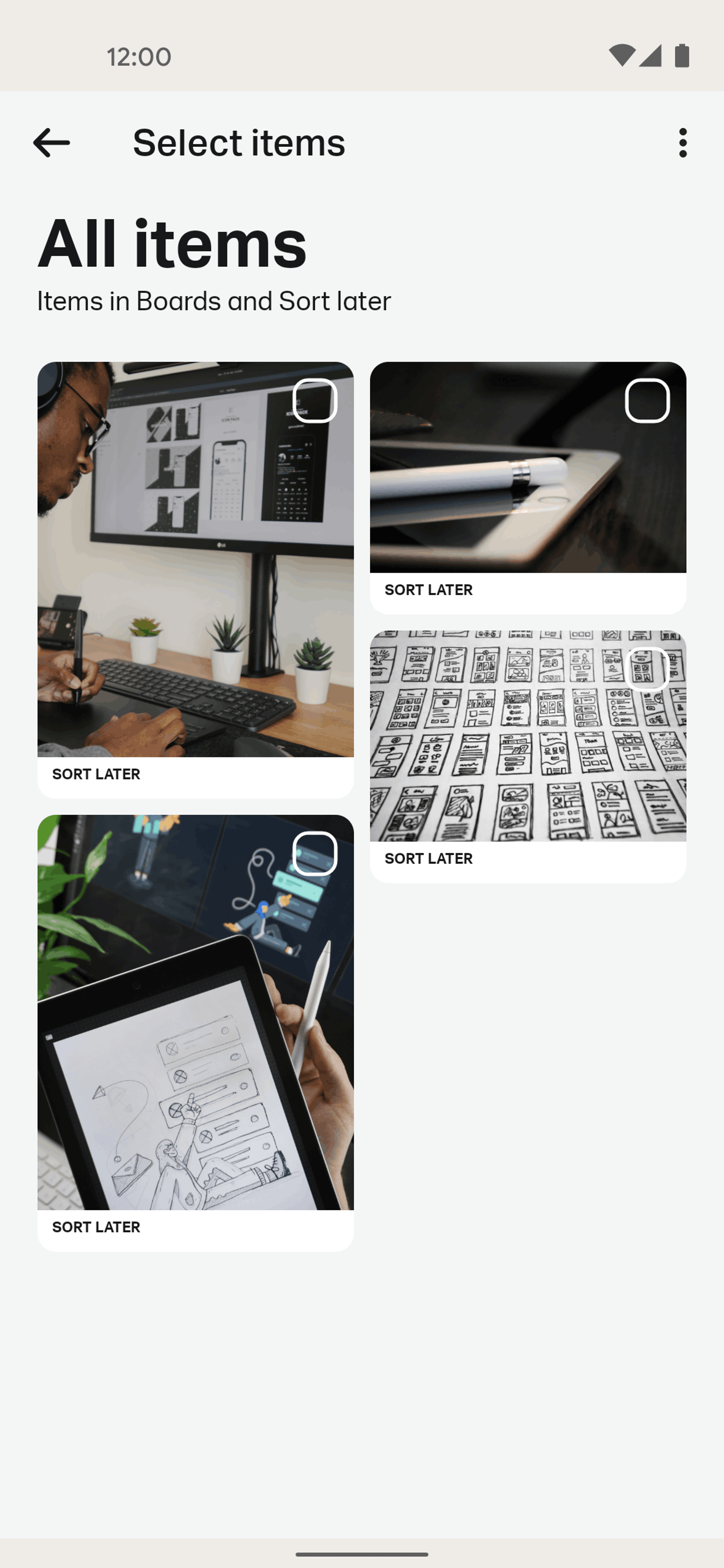 Collect Android Productivity interface screenshot 8