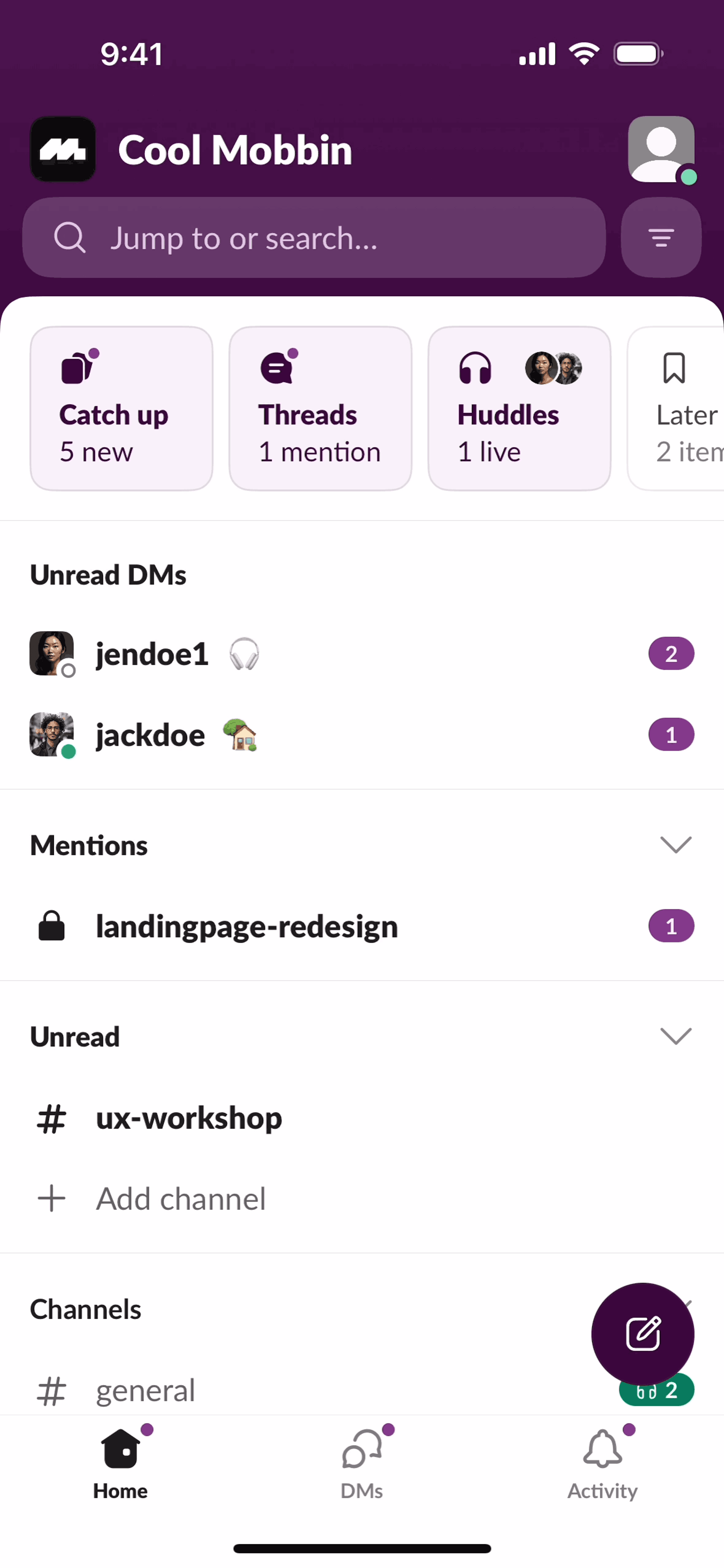 Slack iOS Business interface screenshot 8