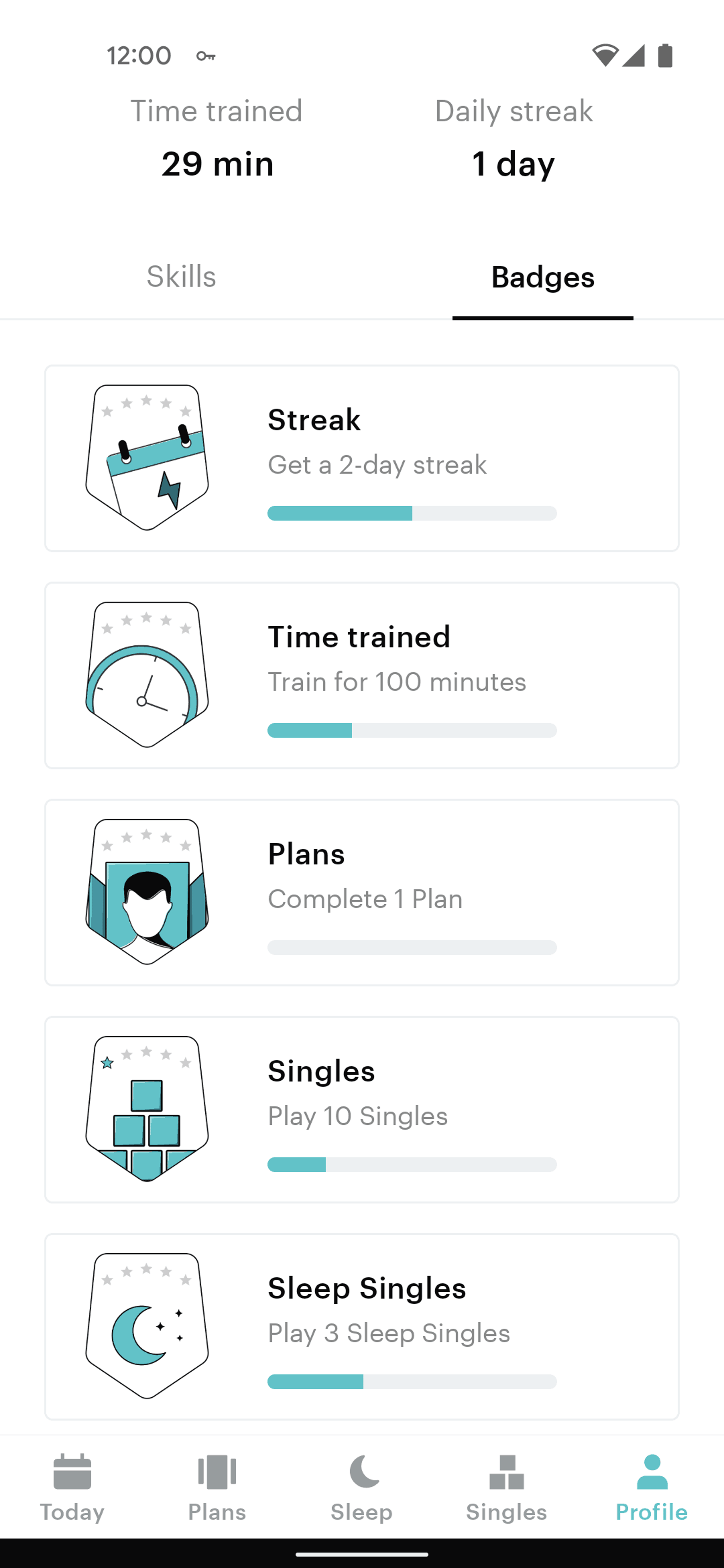 Balance Android Health & Fitness interface screenshot 14