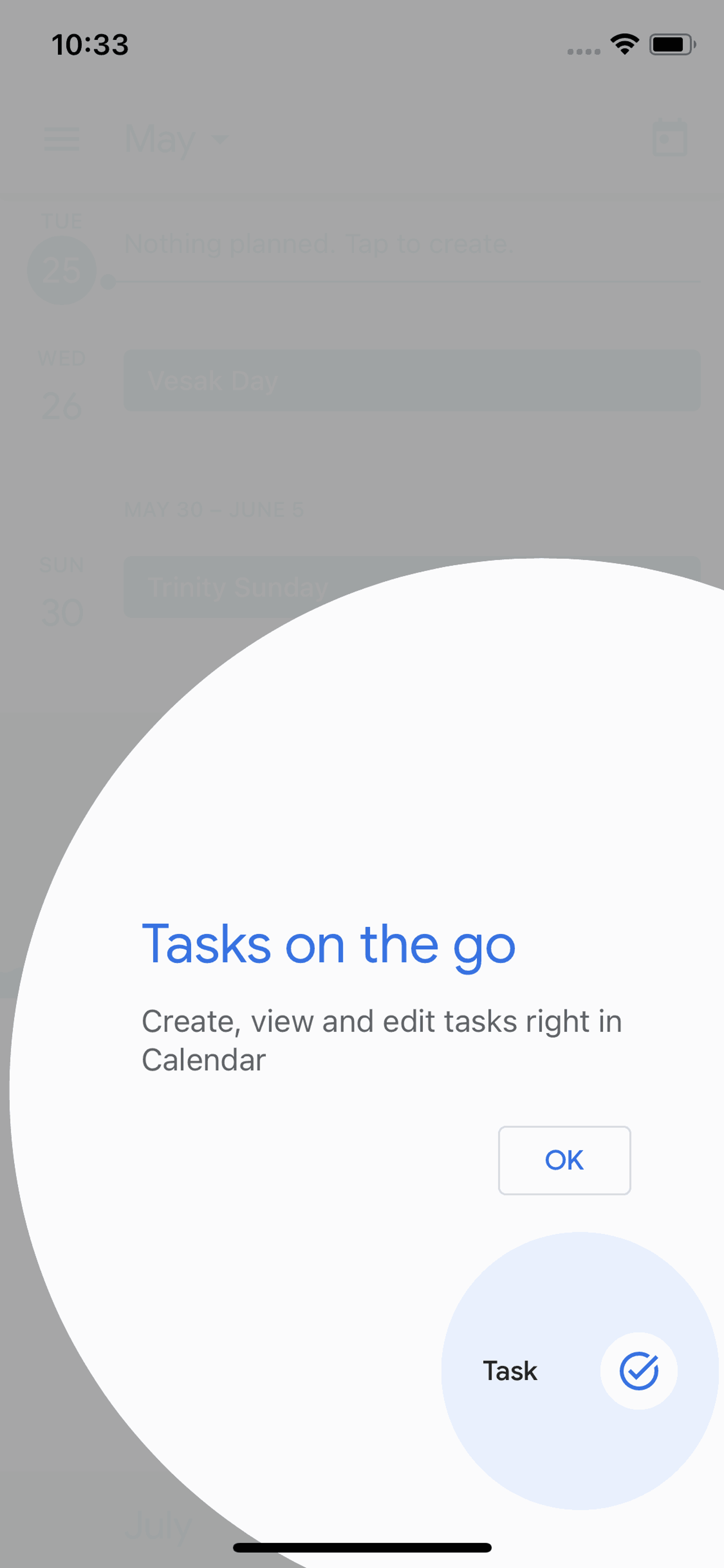 Google Calendar iOS Productivity interface screenshot 12
