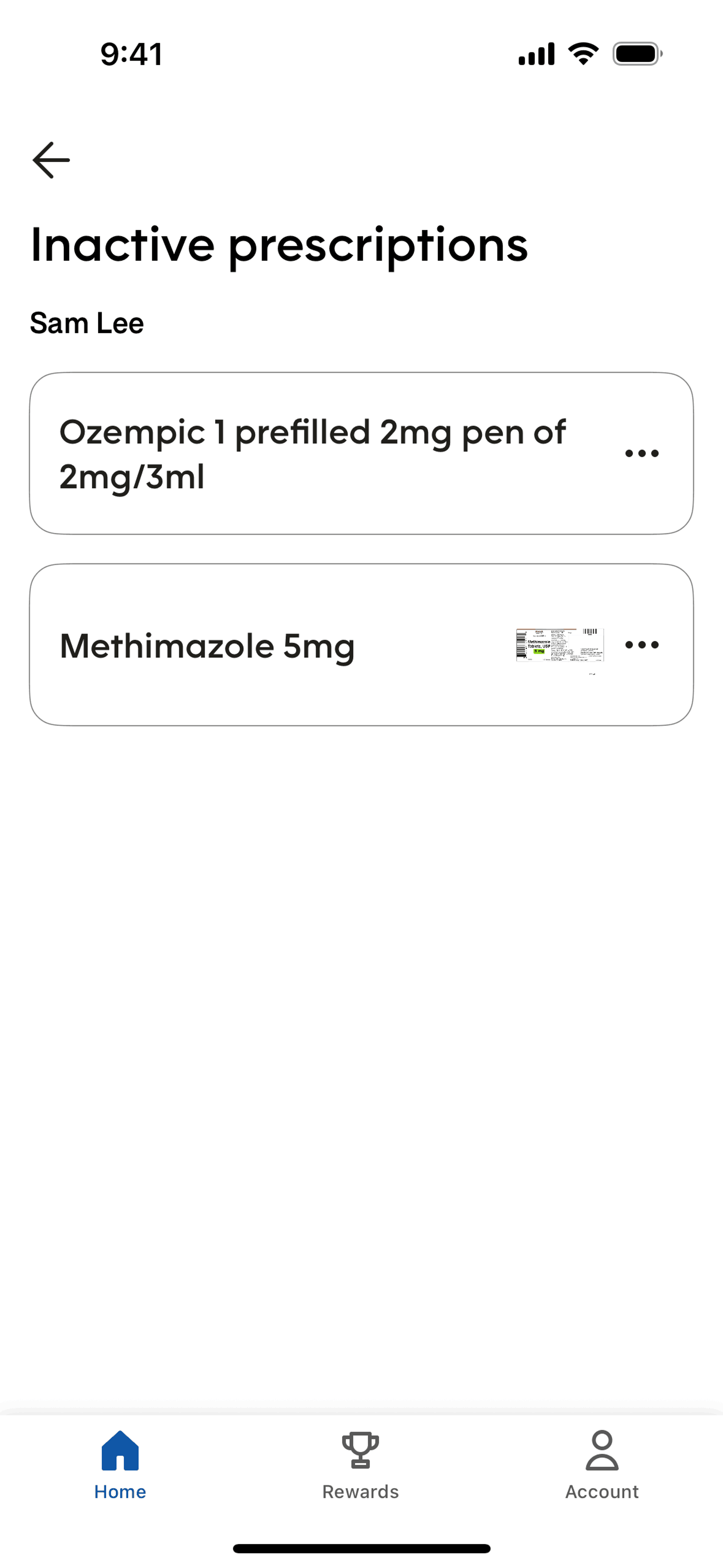 GoodRx iOS Medical interface screenshot 11