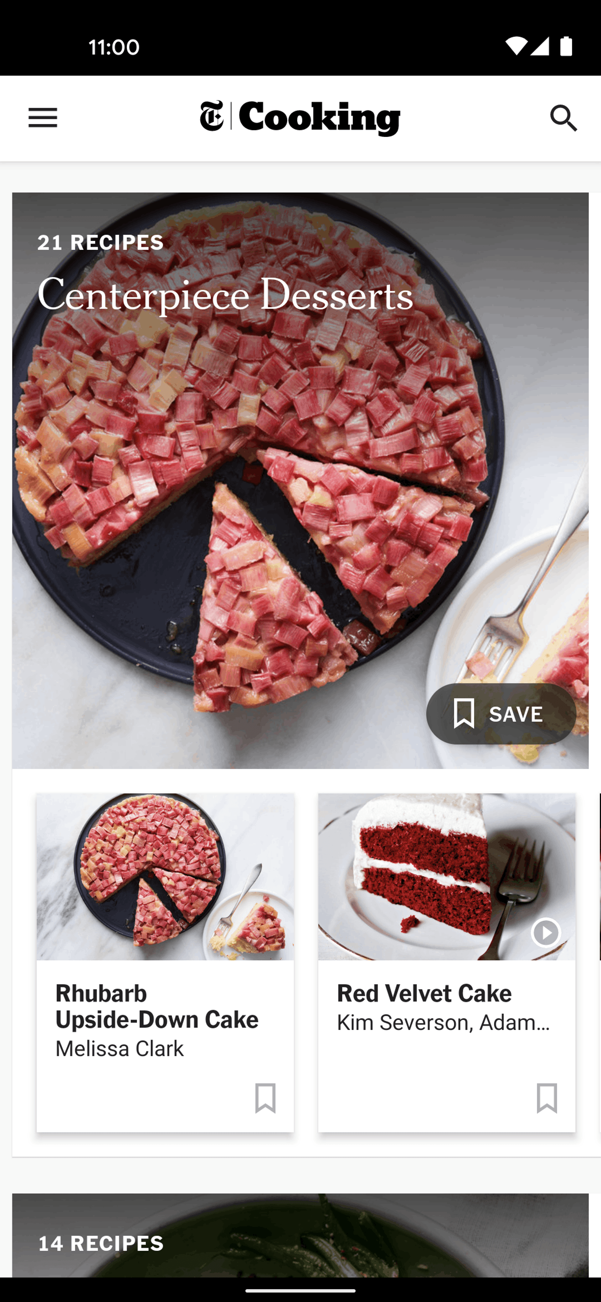 NYT Cooking Android Food & Drink interface screenshot 17