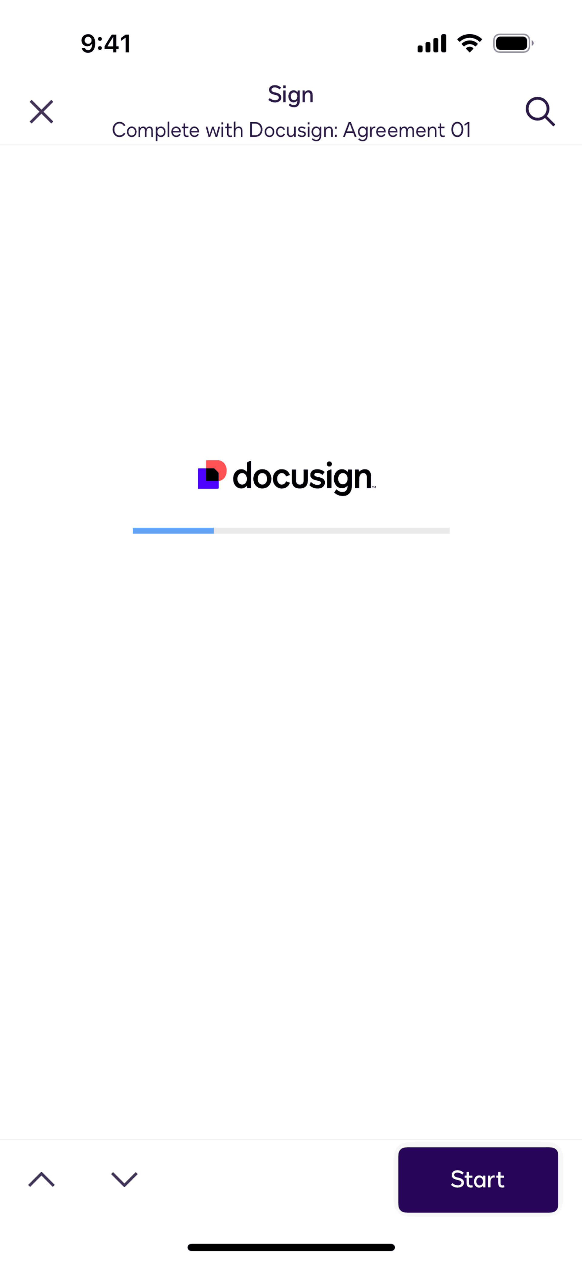 Docusign iOS Productivity interface screenshot 10