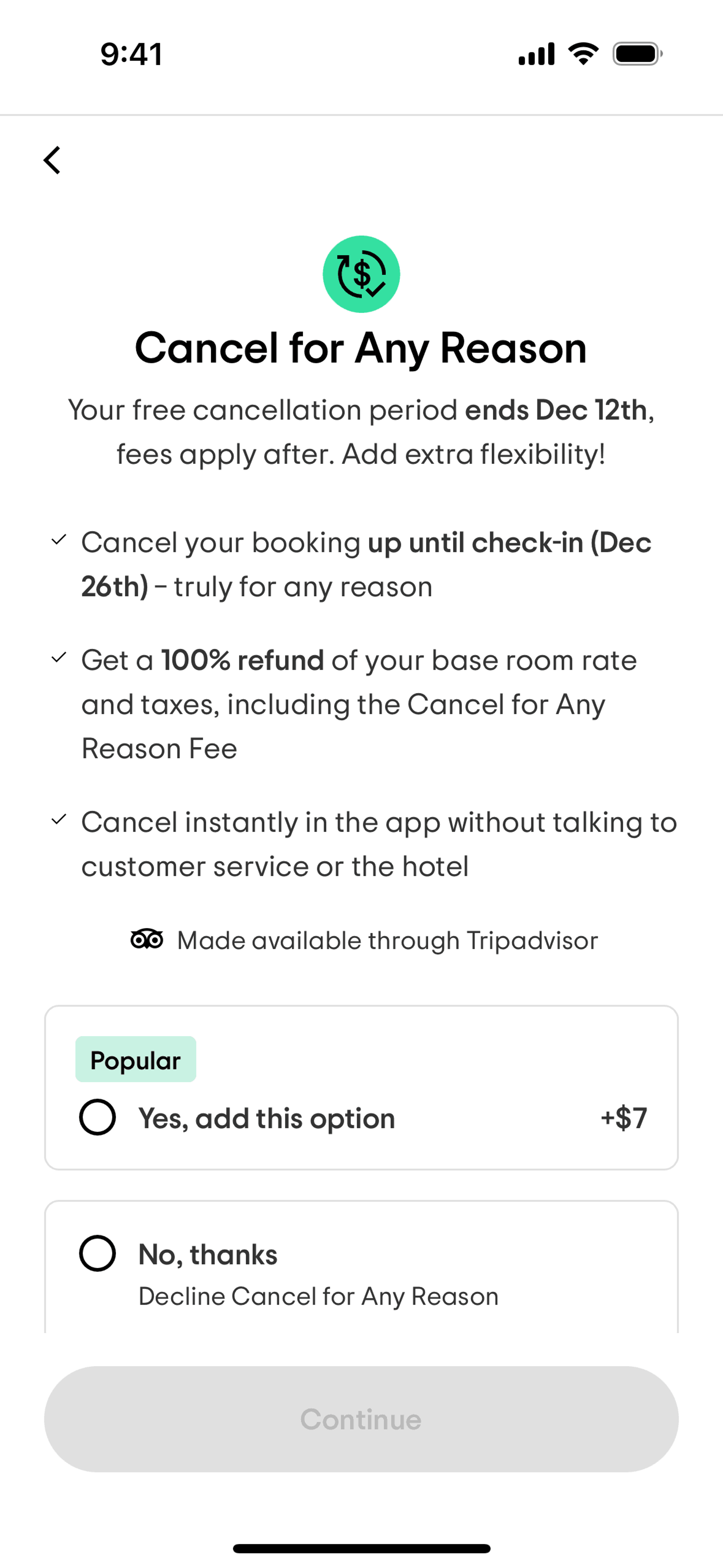 Tripadvisor iOS Travel & Transportation interface screenshot 18