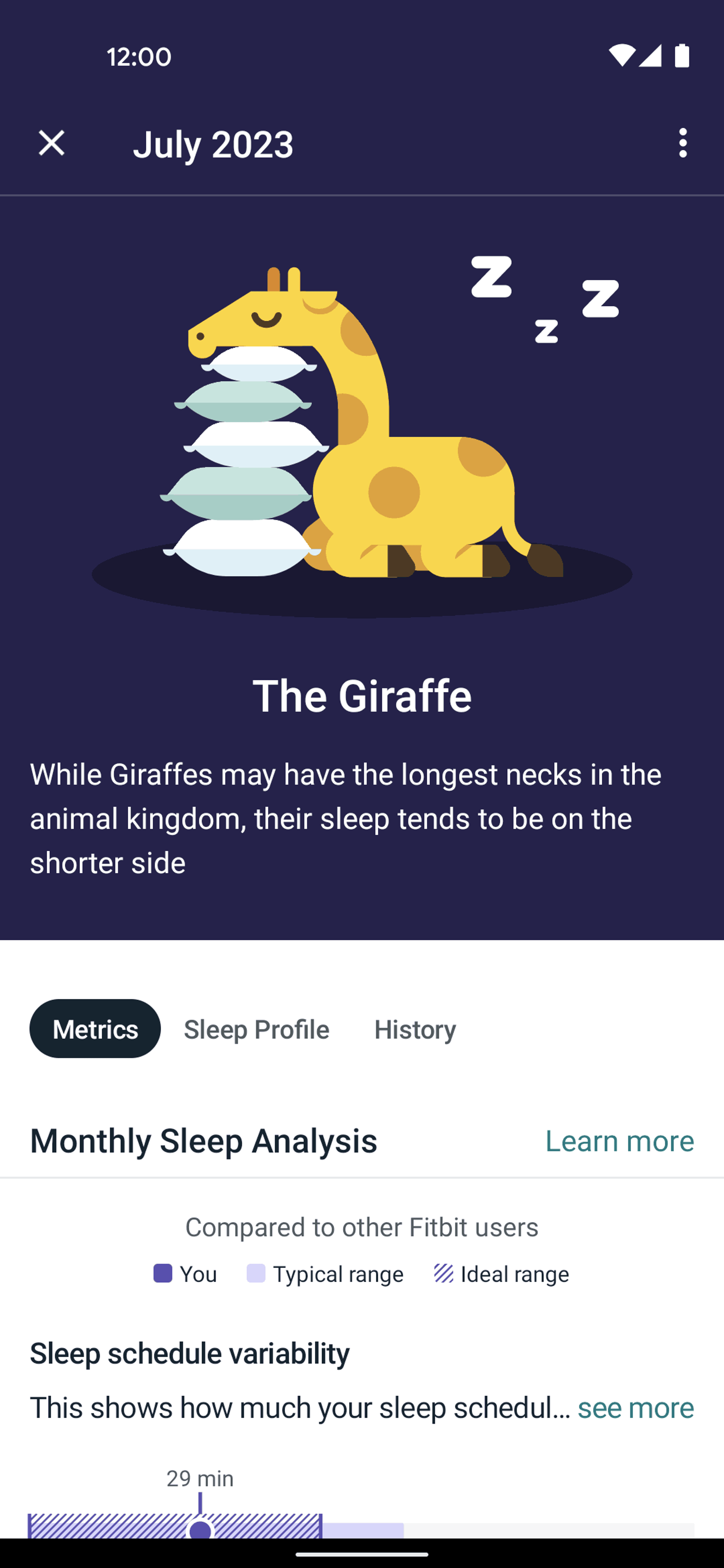Fitbit Android Health & Fitness interface screenshot 7