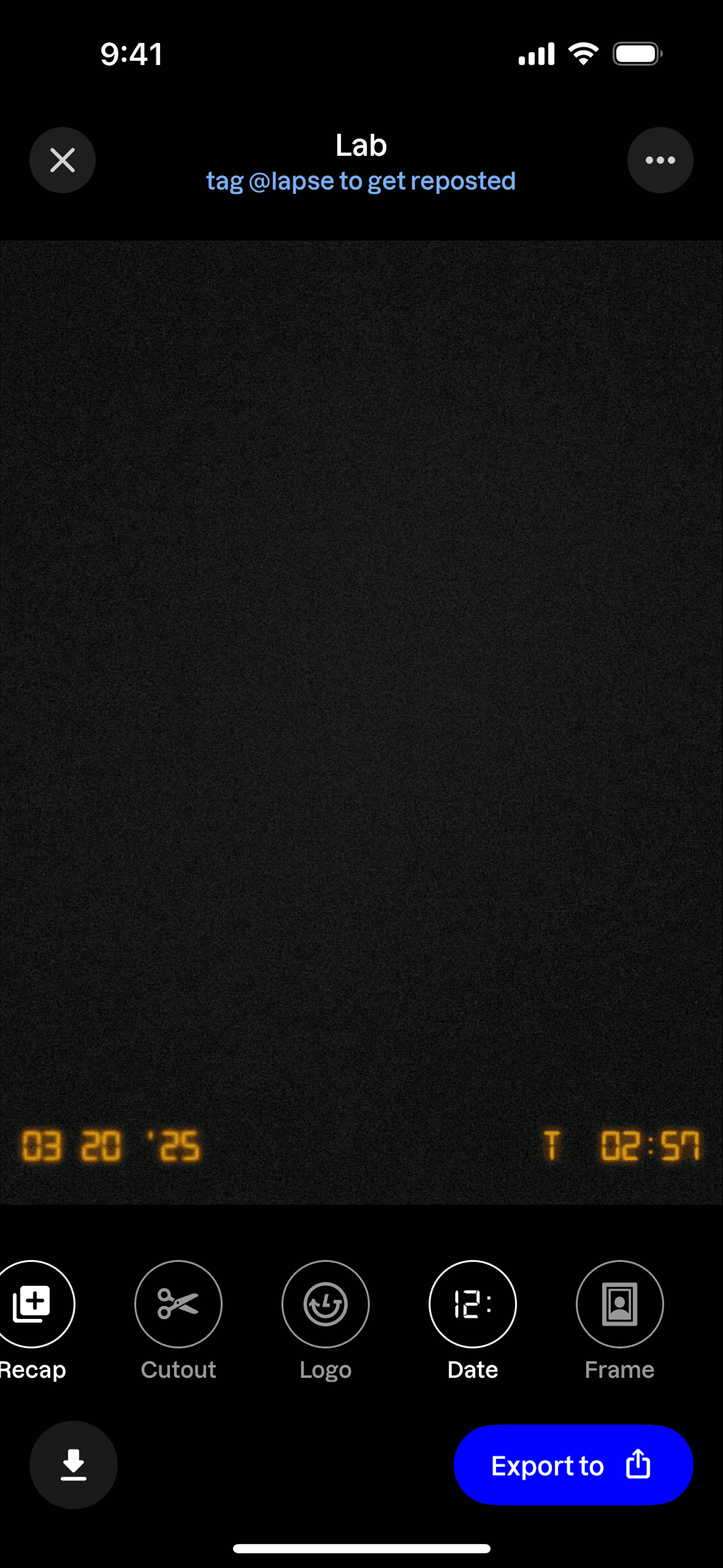 Lapse iOS Photo & Video interface screenshot 16