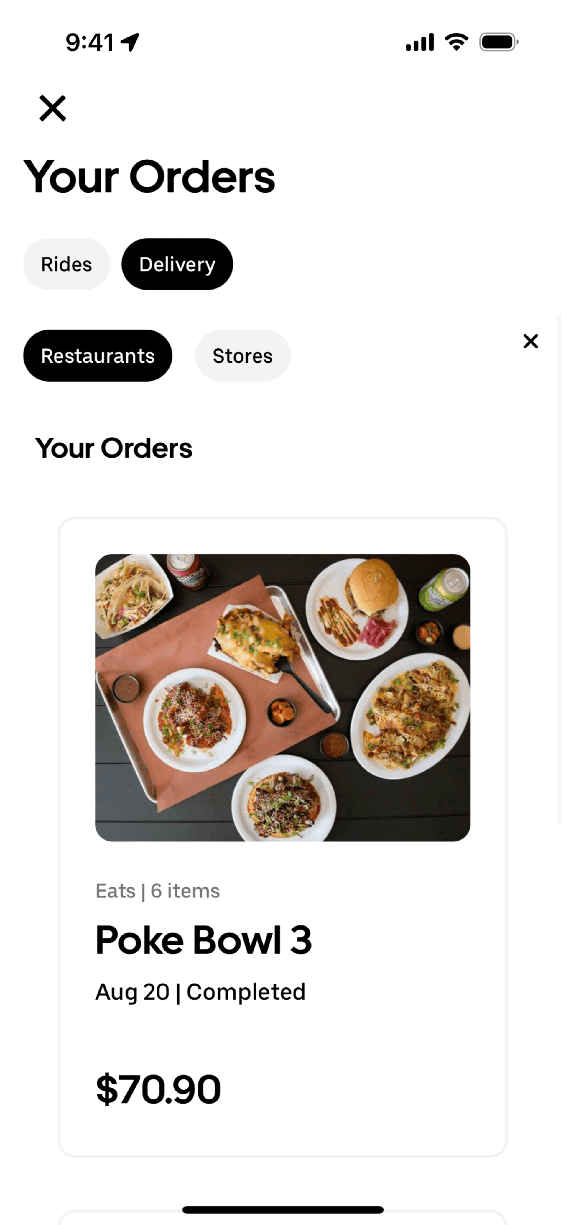 Uber iOS Travel & Transportation interface screenshot 5
