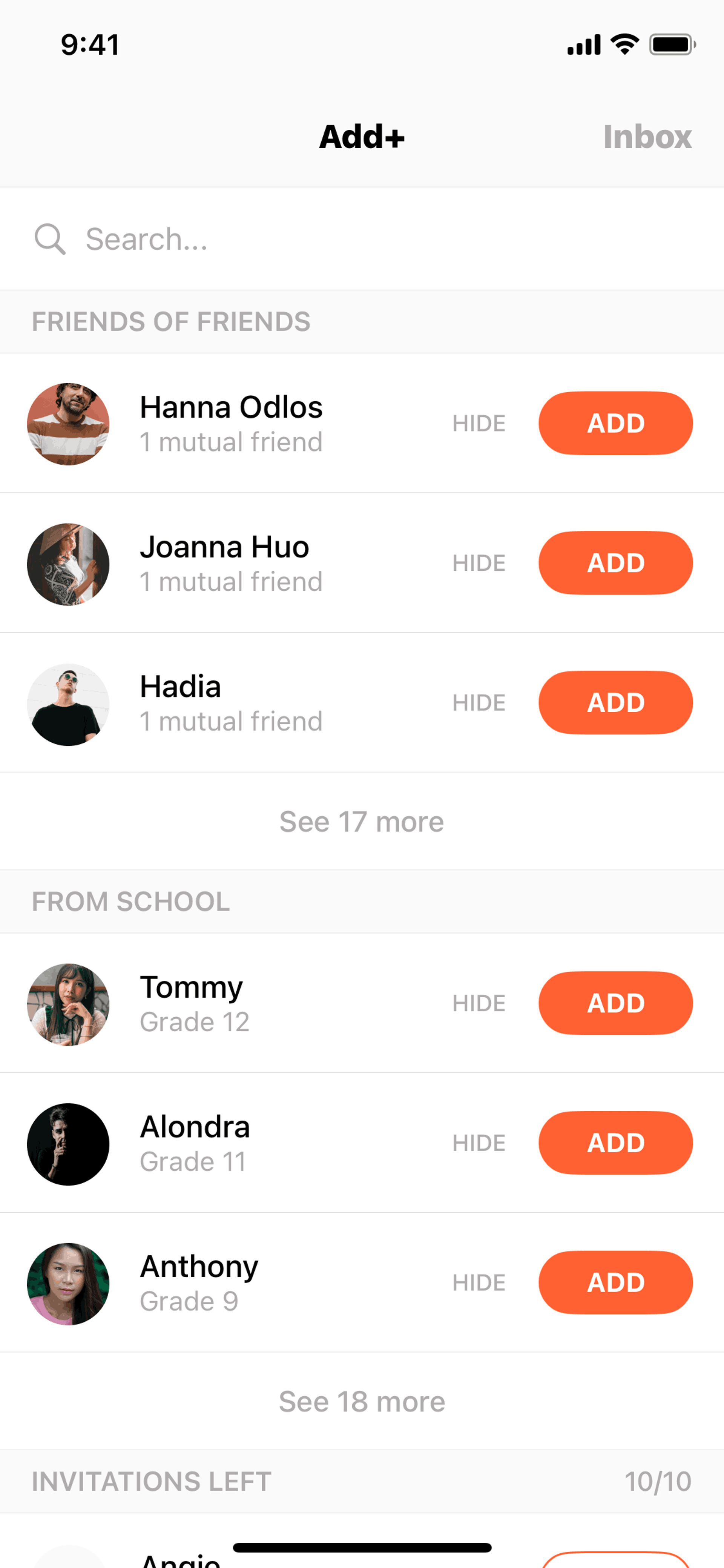 Gas iOS Social Networking interface screenshot 9