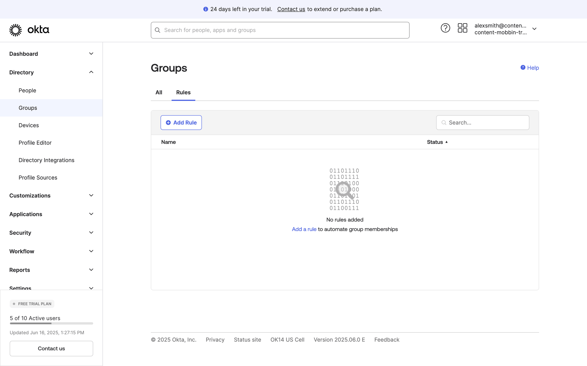 Okta Web Developer Tools interface screenshot 23