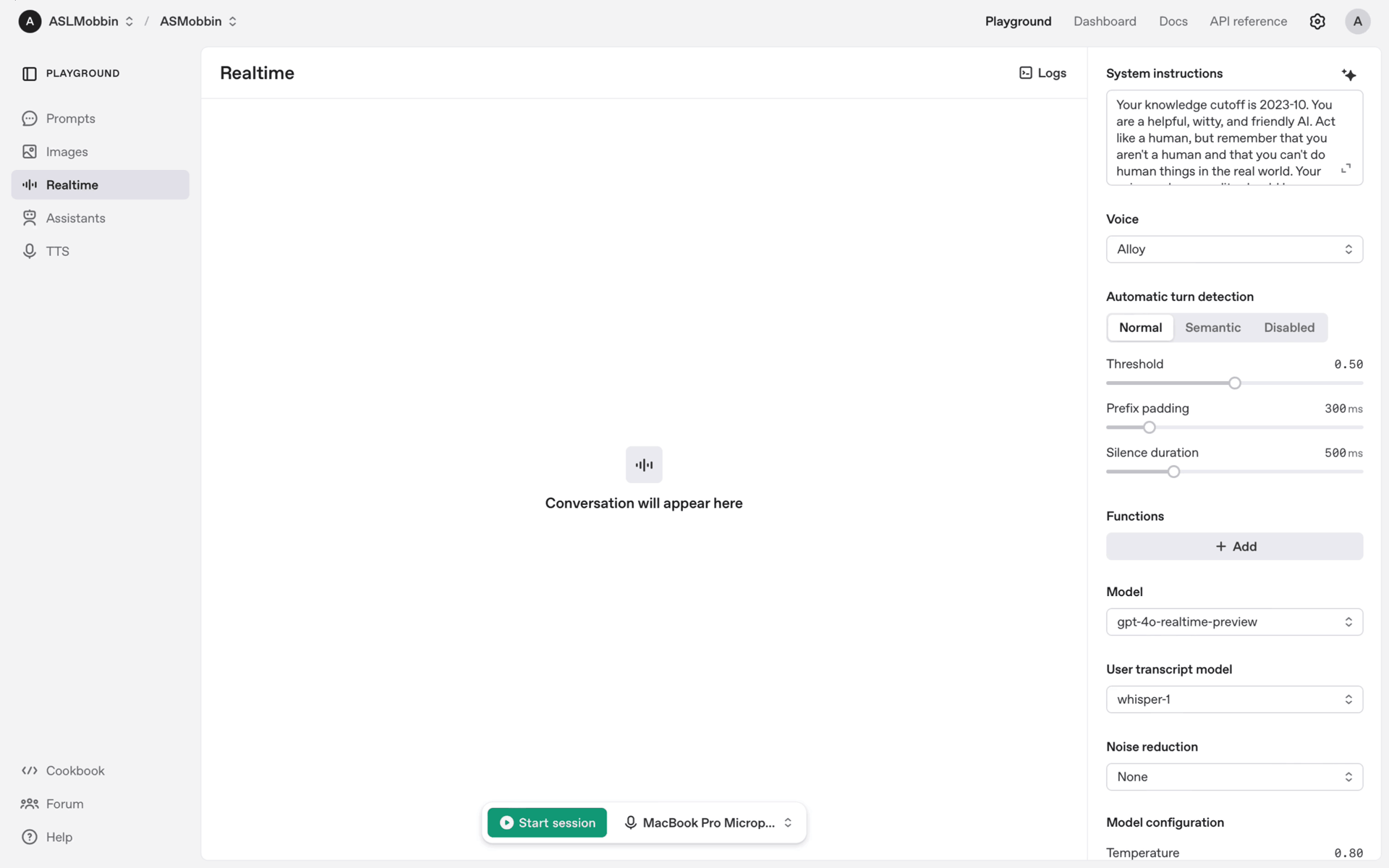 OpenAI Web AI interface screenshot 23