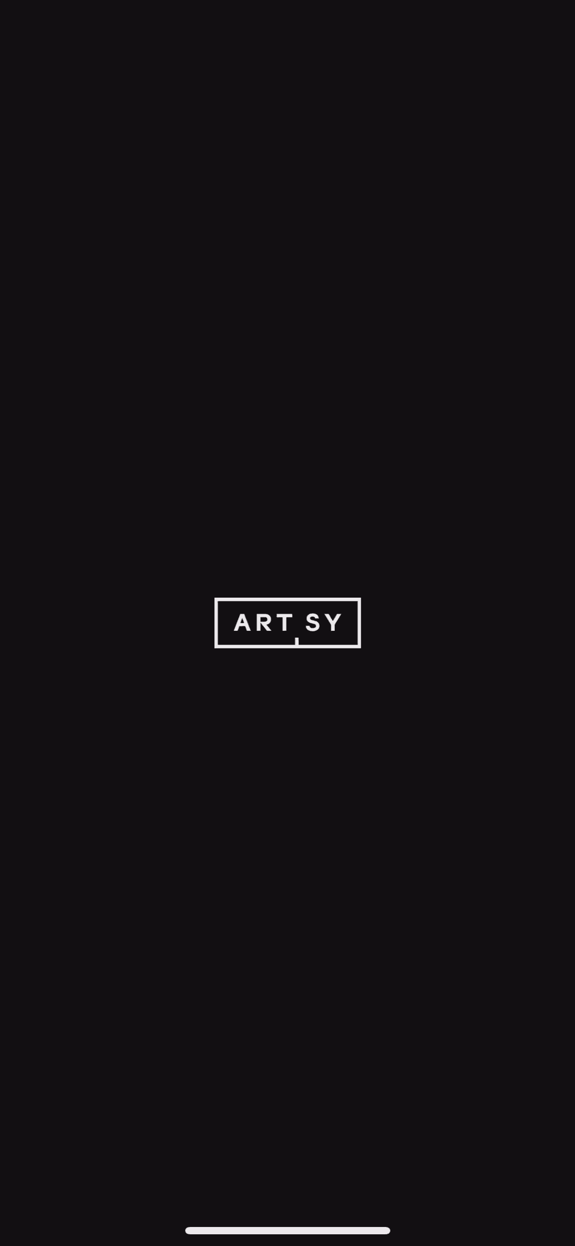 Artsy iOS Shopping interface screenshot 1