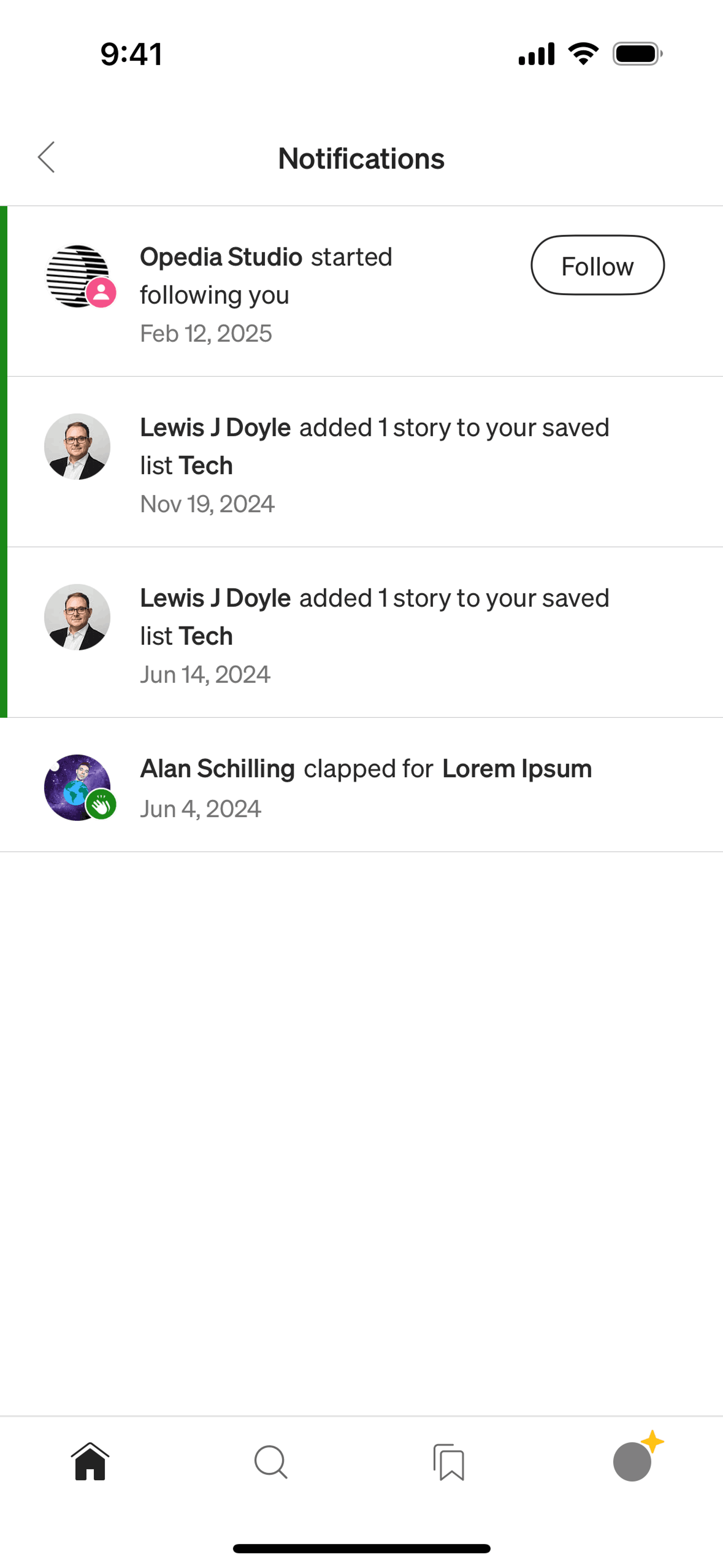 Medium iOS News interface screenshot 8
