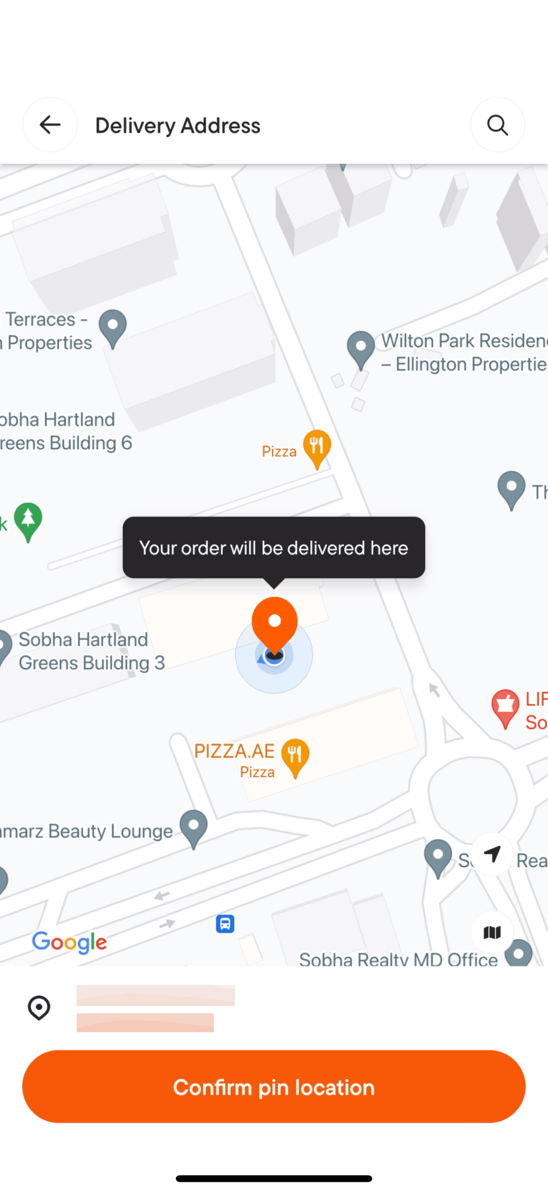talabat iOS Food & Drink interface screenshot 2