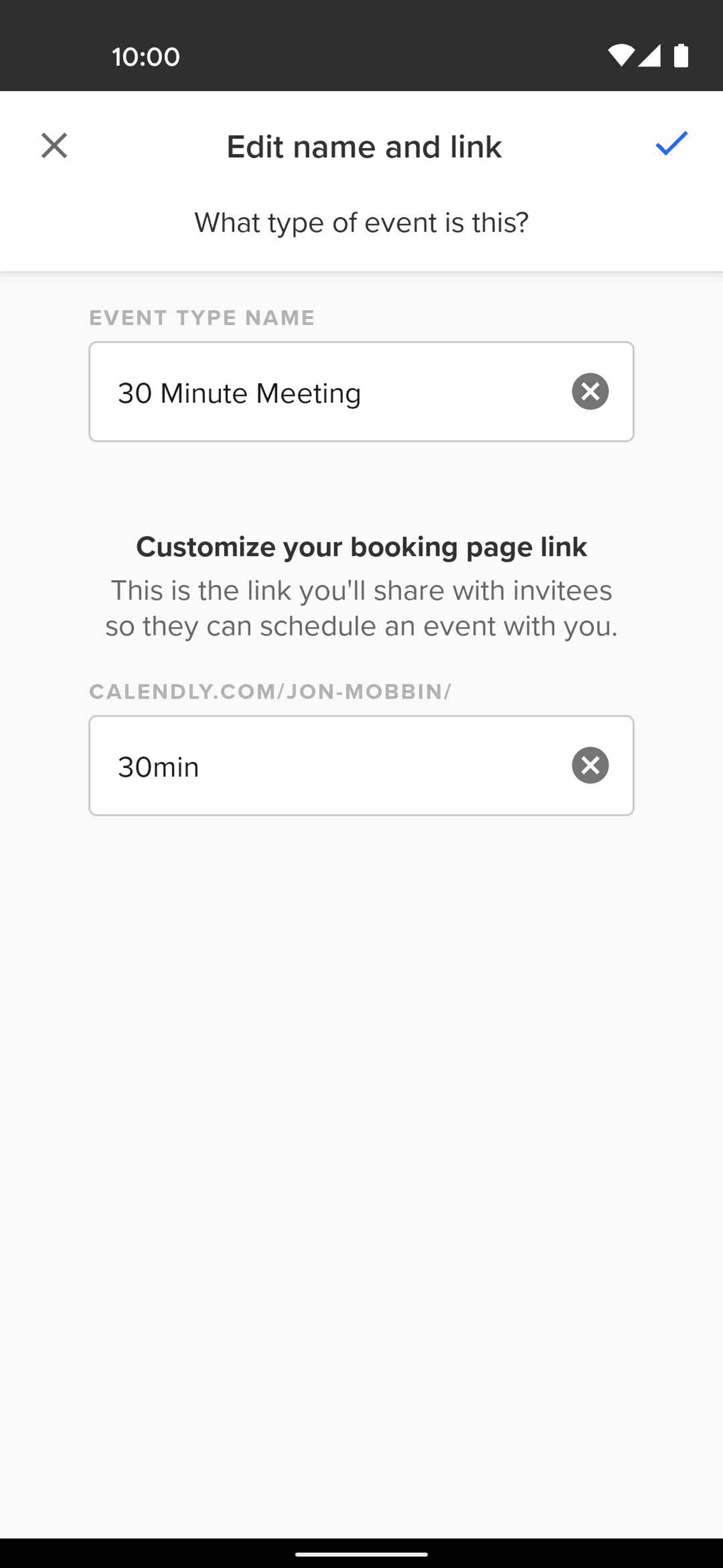 Calendly Android Business interface screenshot 16
