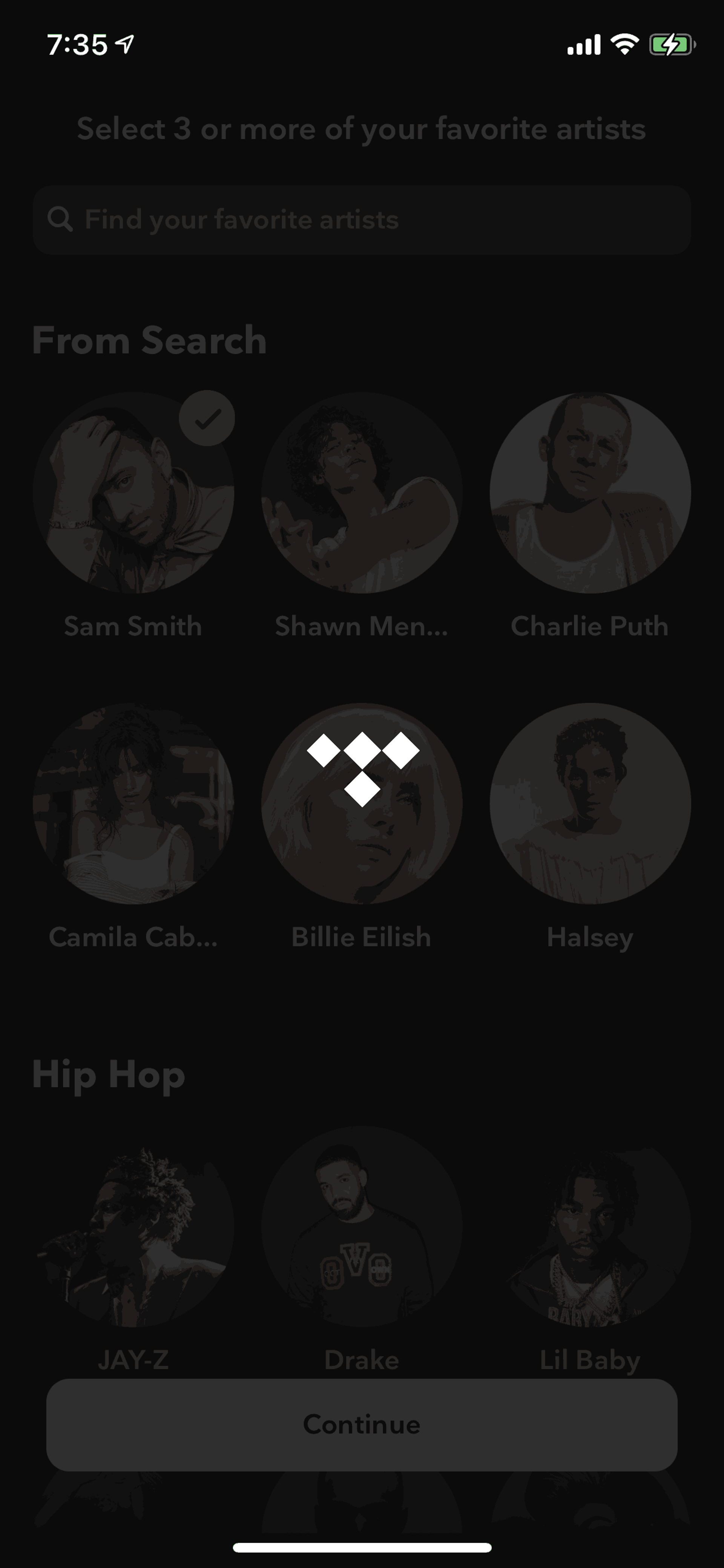 TIDAL iOS Music & Audio interface screenshot 15