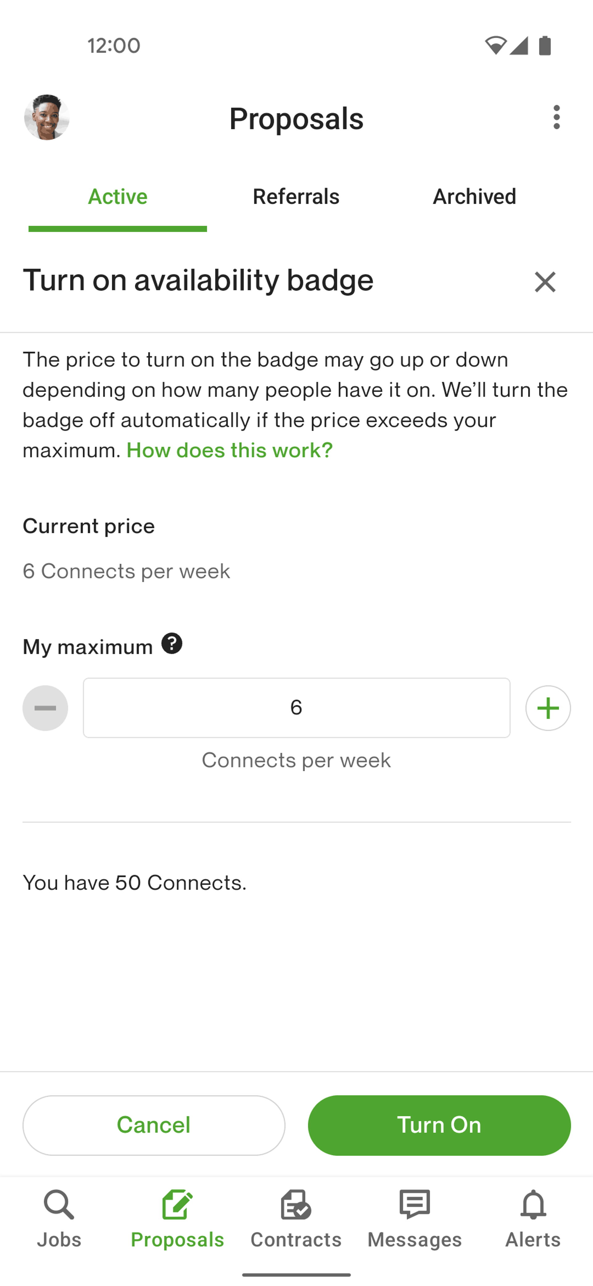 Upwork Android Business interface screenshot 23