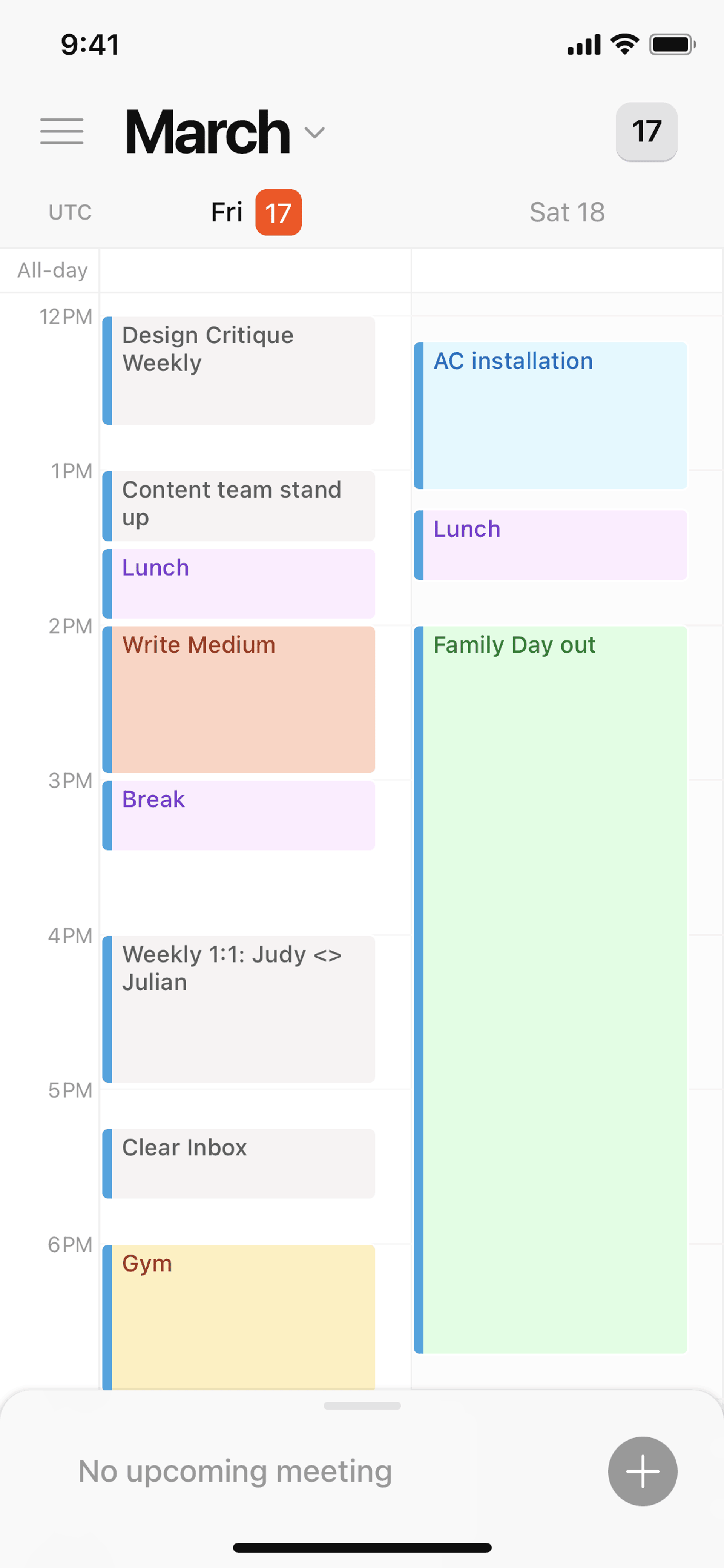 Cron Calendar iOS Productivity interface screenshot 10