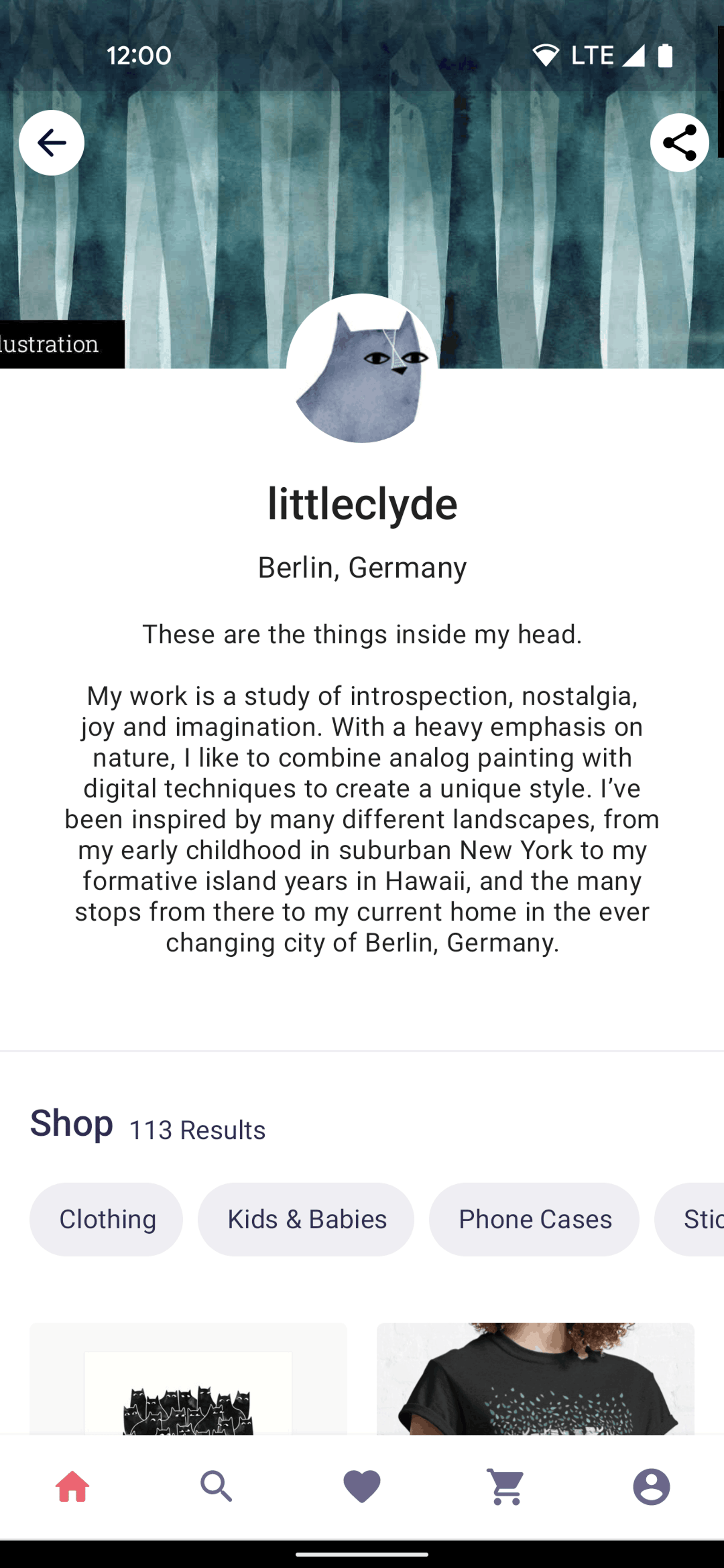 Redbubble Android Shopping interface screenshot 22