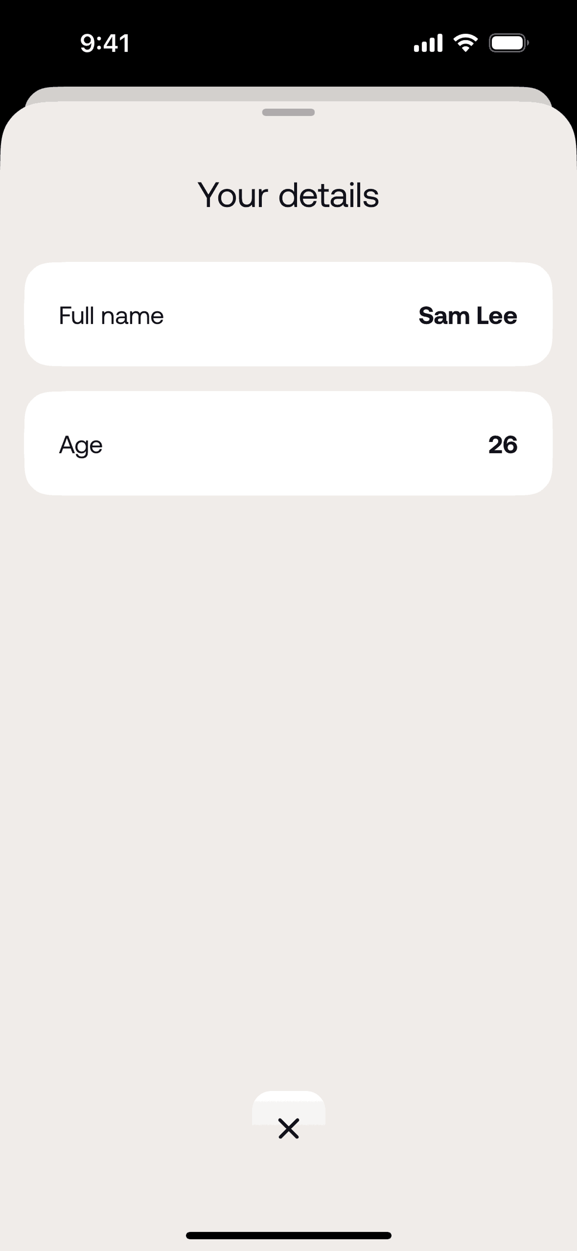 ID iOS Social Networking interface screenshot 12
