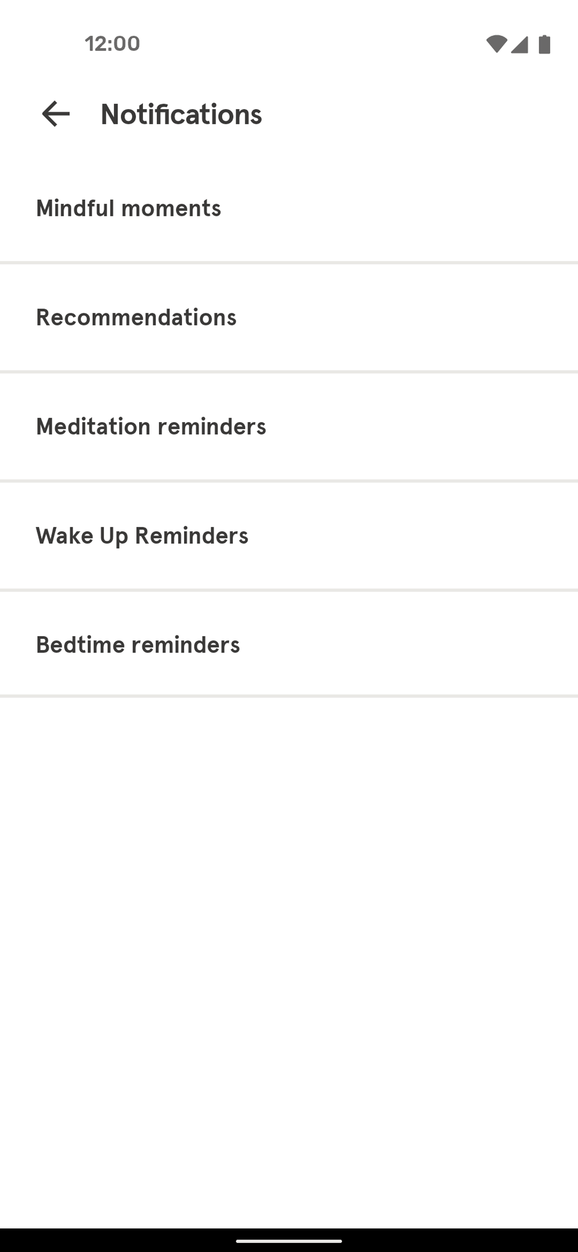 Headspace Android Health & Fitness interface screenshot 20
