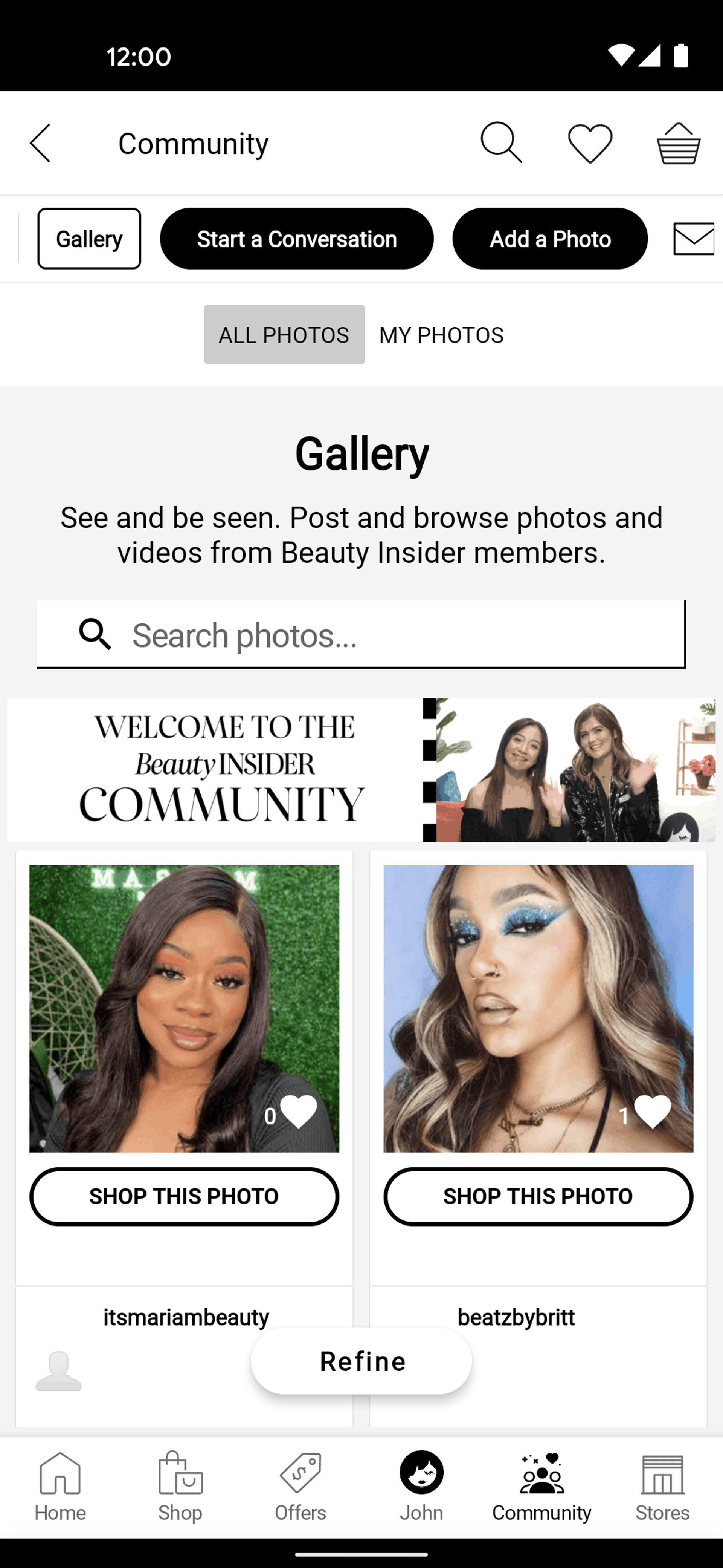Sephora Android Shopping interface screenshot 12