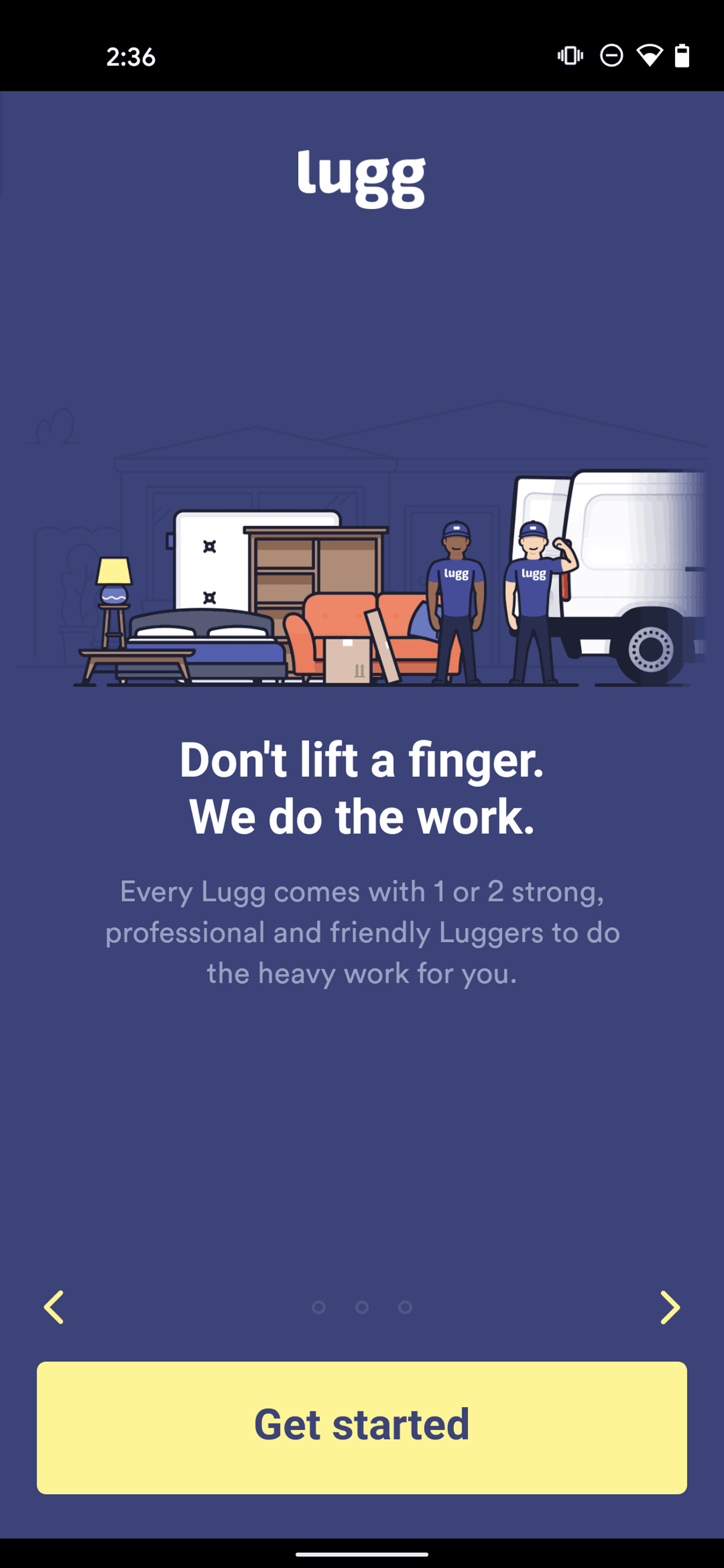 Lugg Android Lifestyle interface screenshot 3