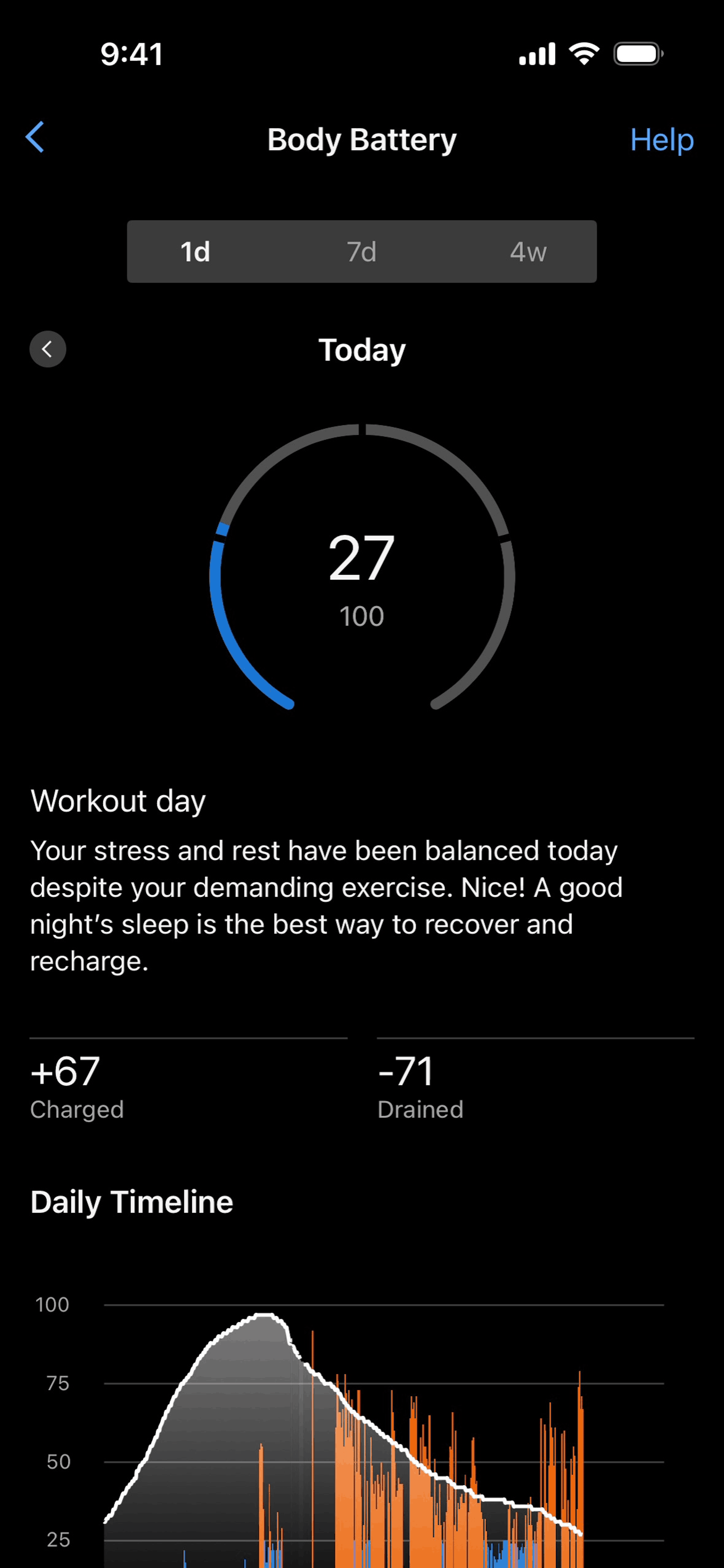 Garmin Connect iOS Health & Fitness interface screenshot 19