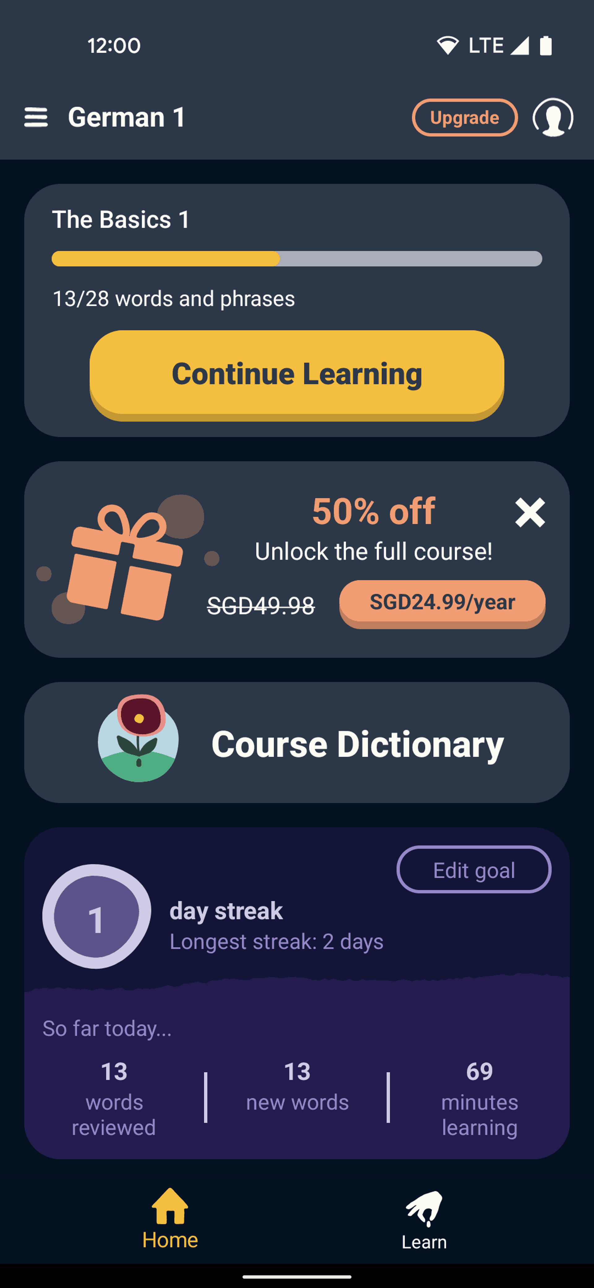 Memrise Android Education interface screenshot 10