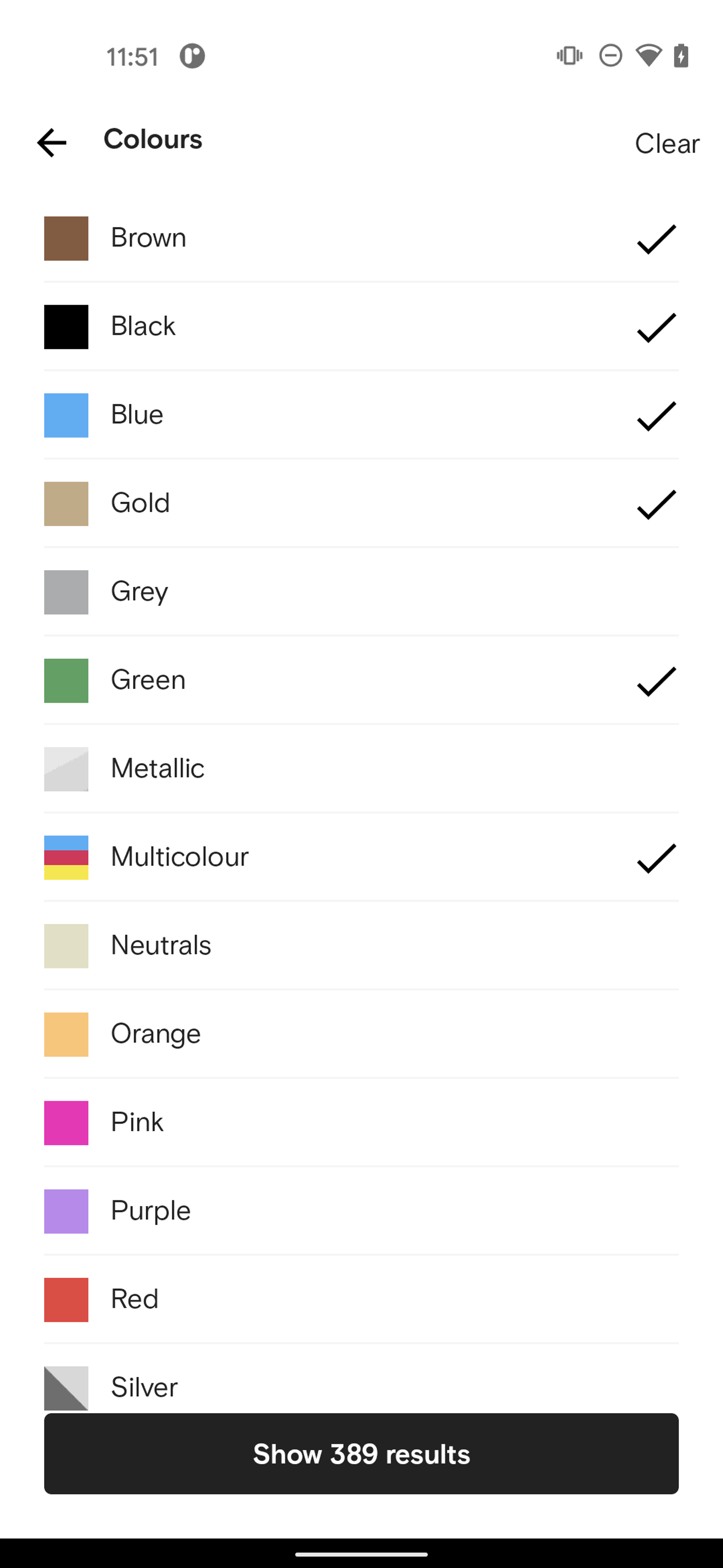 FARFETCH Android Shopping interface screenshot 18