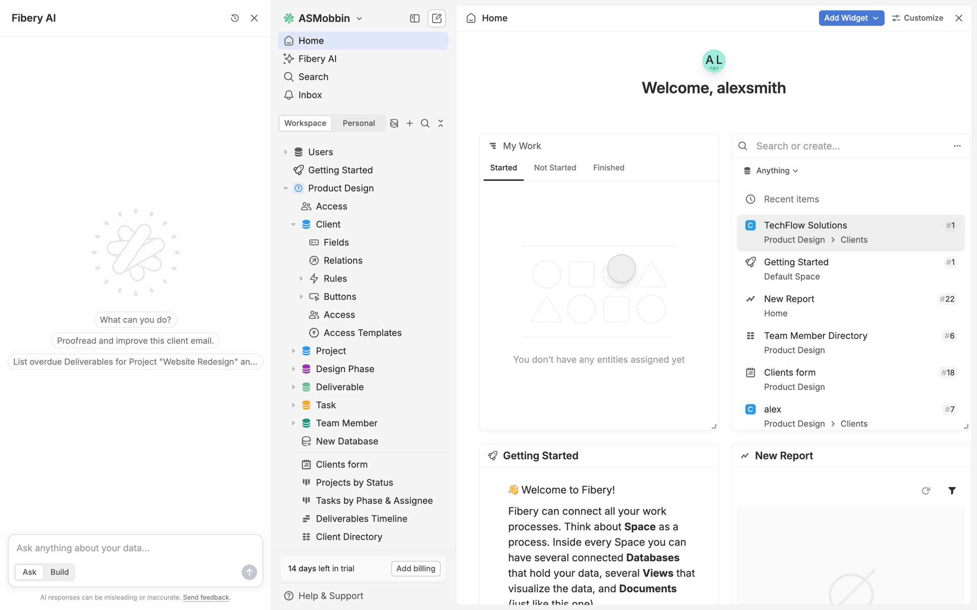 Fibery Web Productivity interface screenshot 23