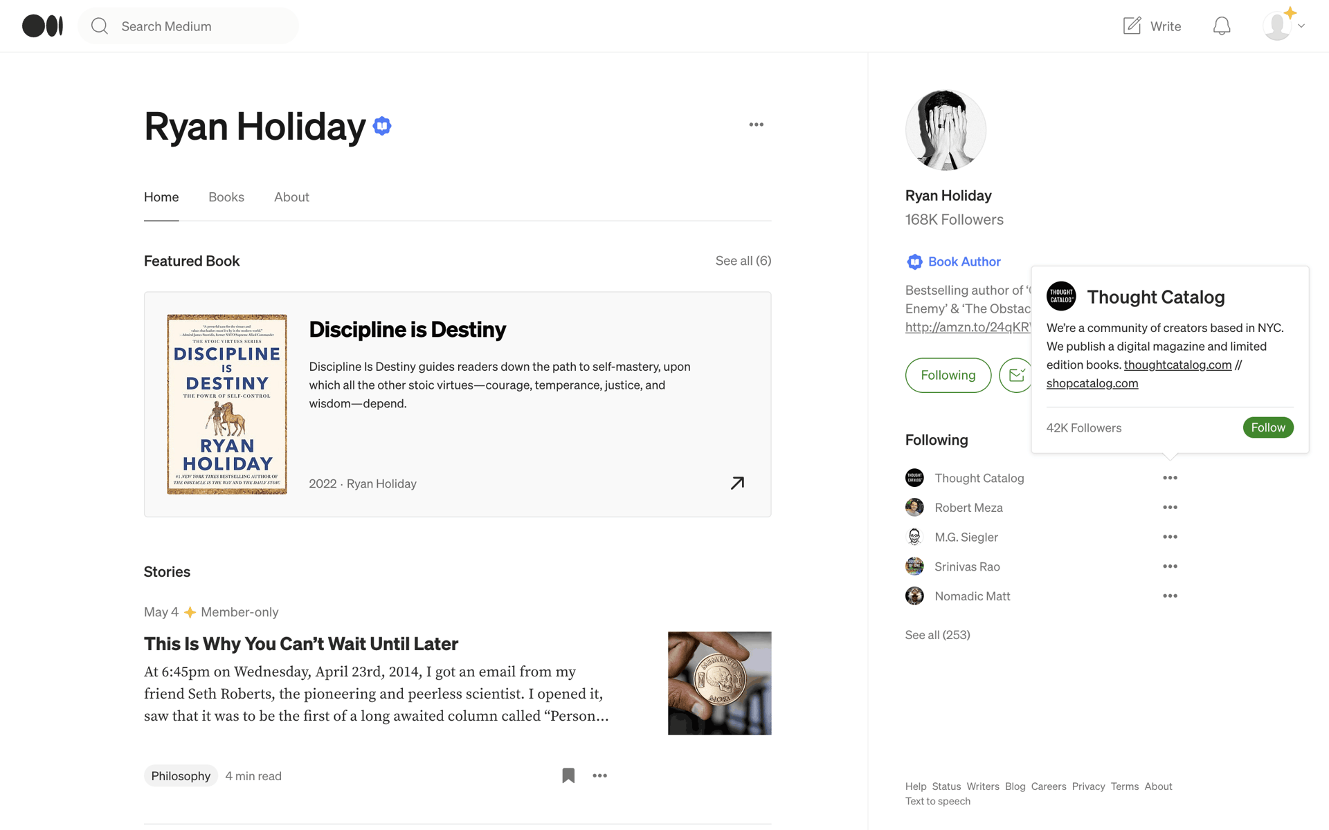 Medium Web News interface screenshot 21