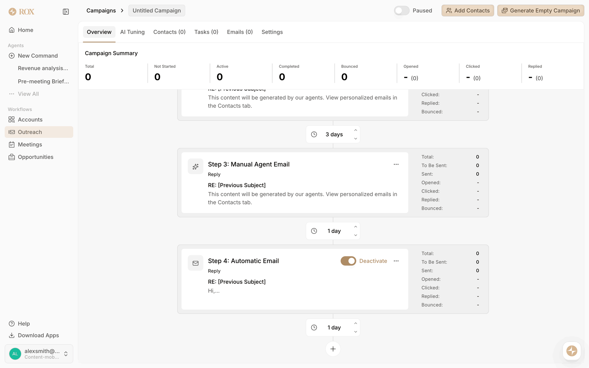 Rox Web Business interface screenshot 13