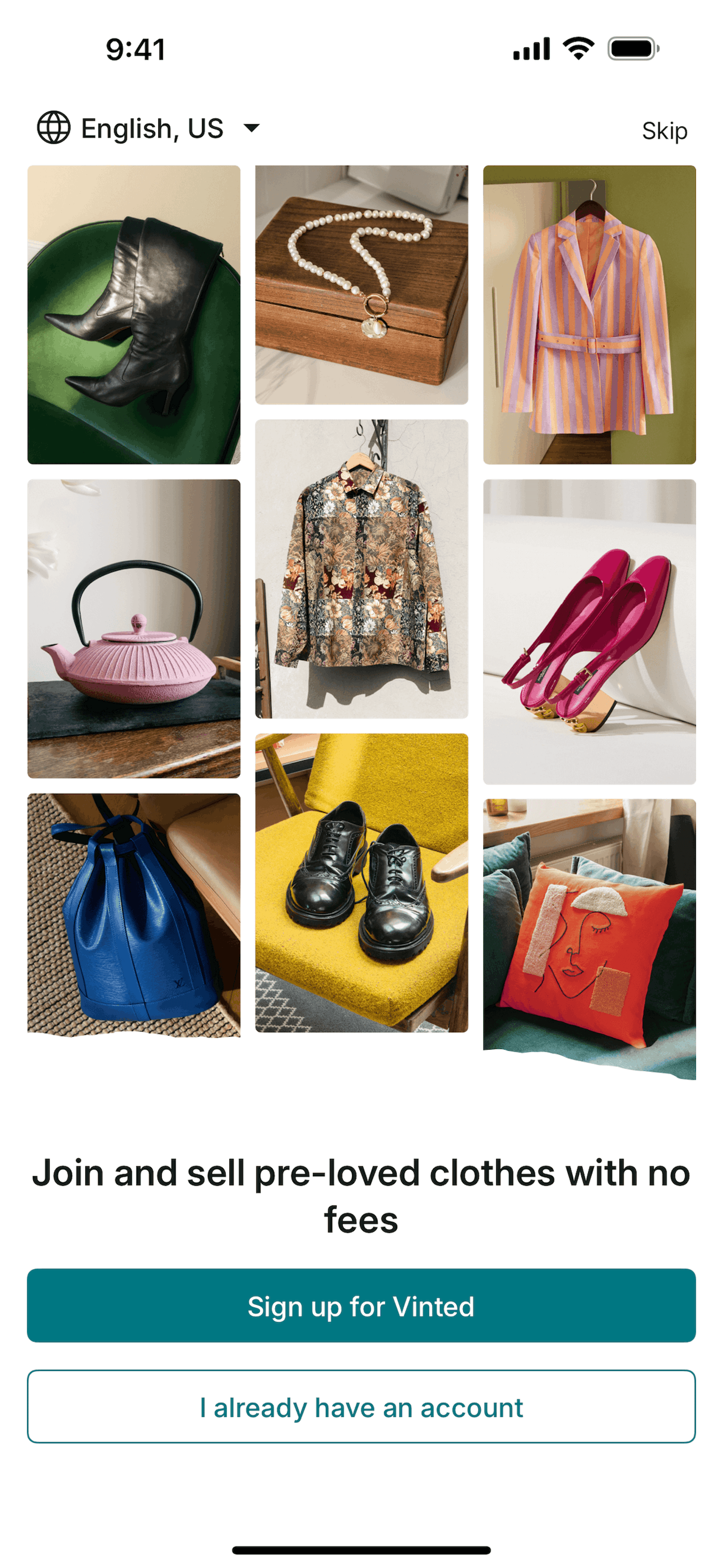 Vinted iOS Shopping interface screenshot 4