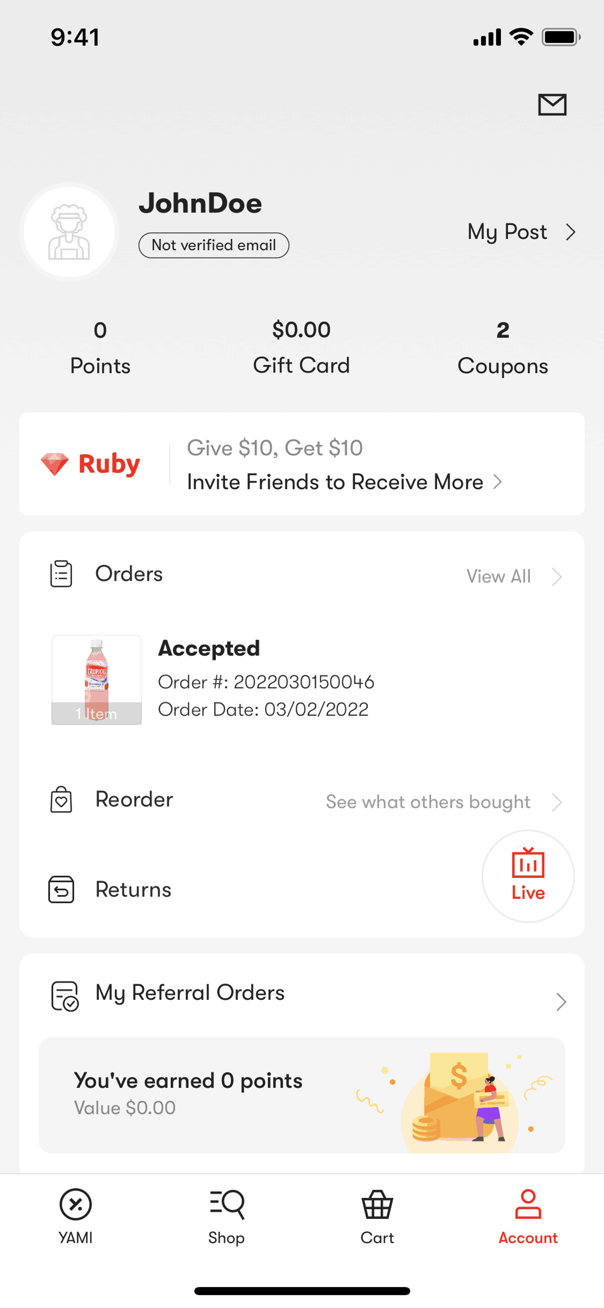 Yamibuy iOS Shopping interface screenshot 4