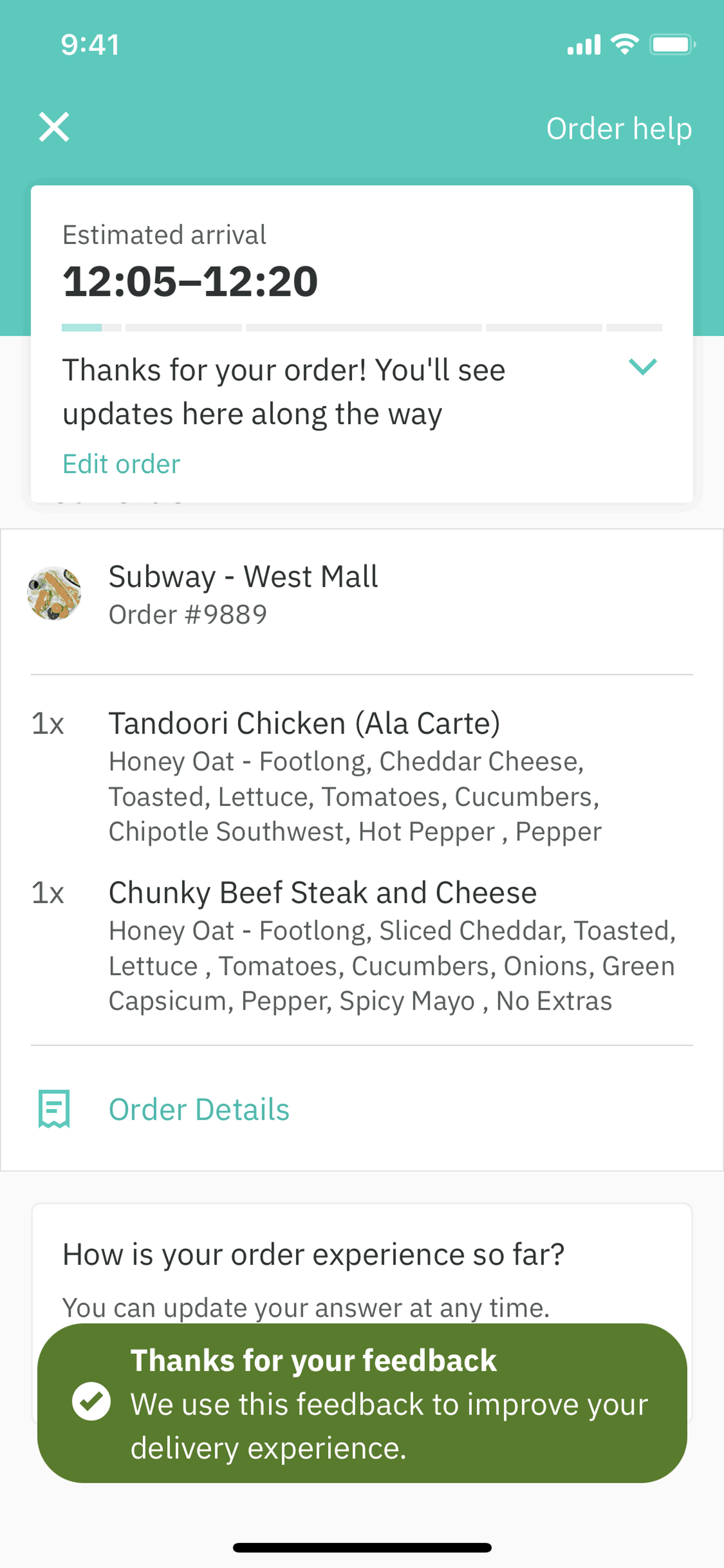 Deliveroo iOS Food & Drink interface screenshot 8