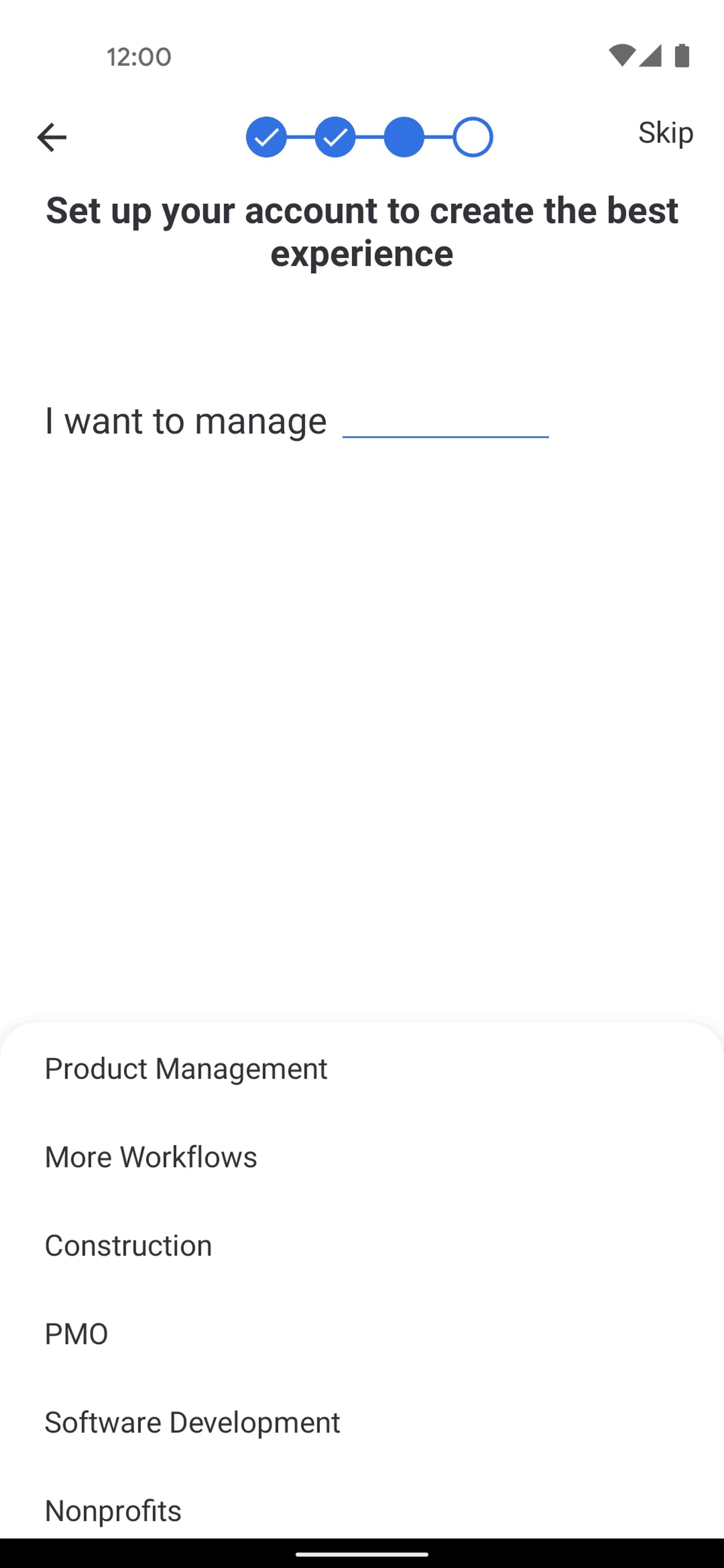 monday.com Android Collaboration interface screenshot 13