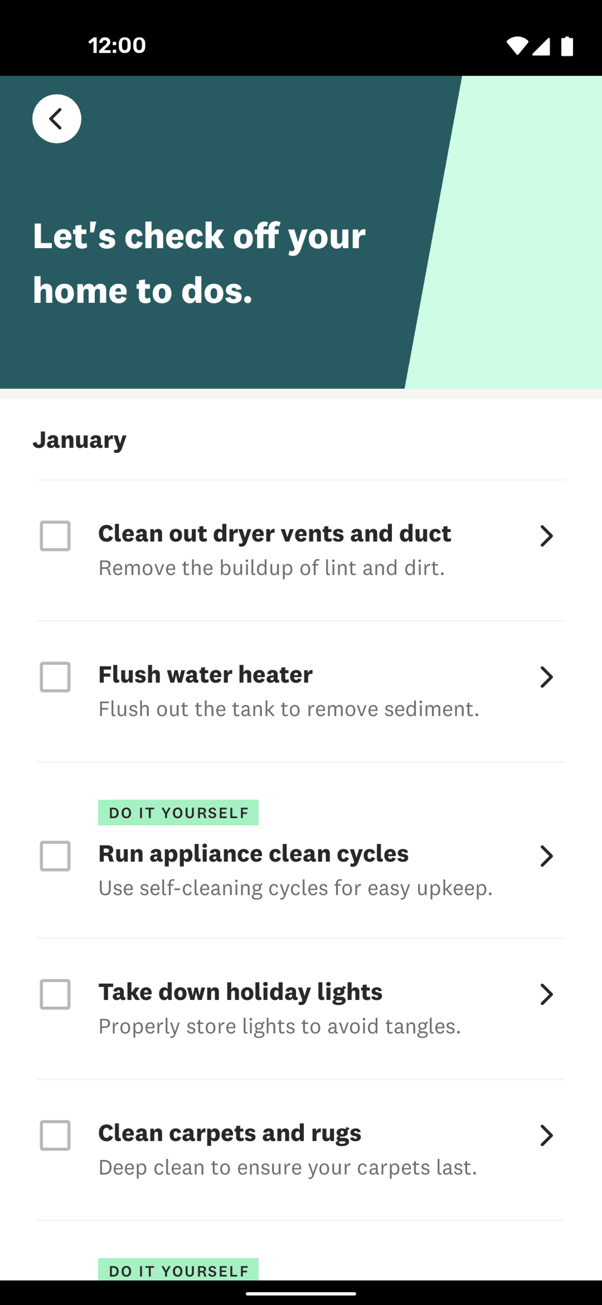 Angi Android Lifestyle interface screenshot 12