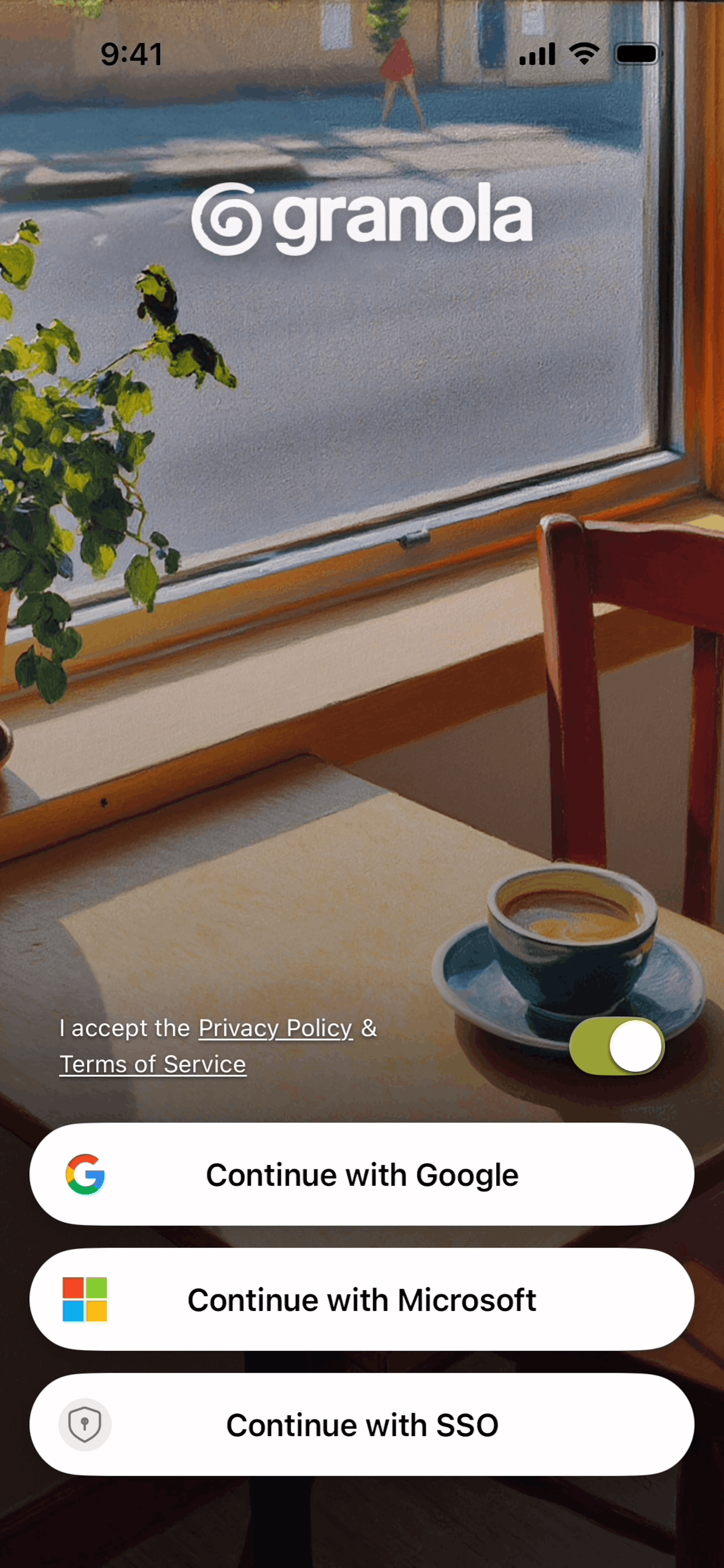 Granola iOS Granola interface screenshot 5