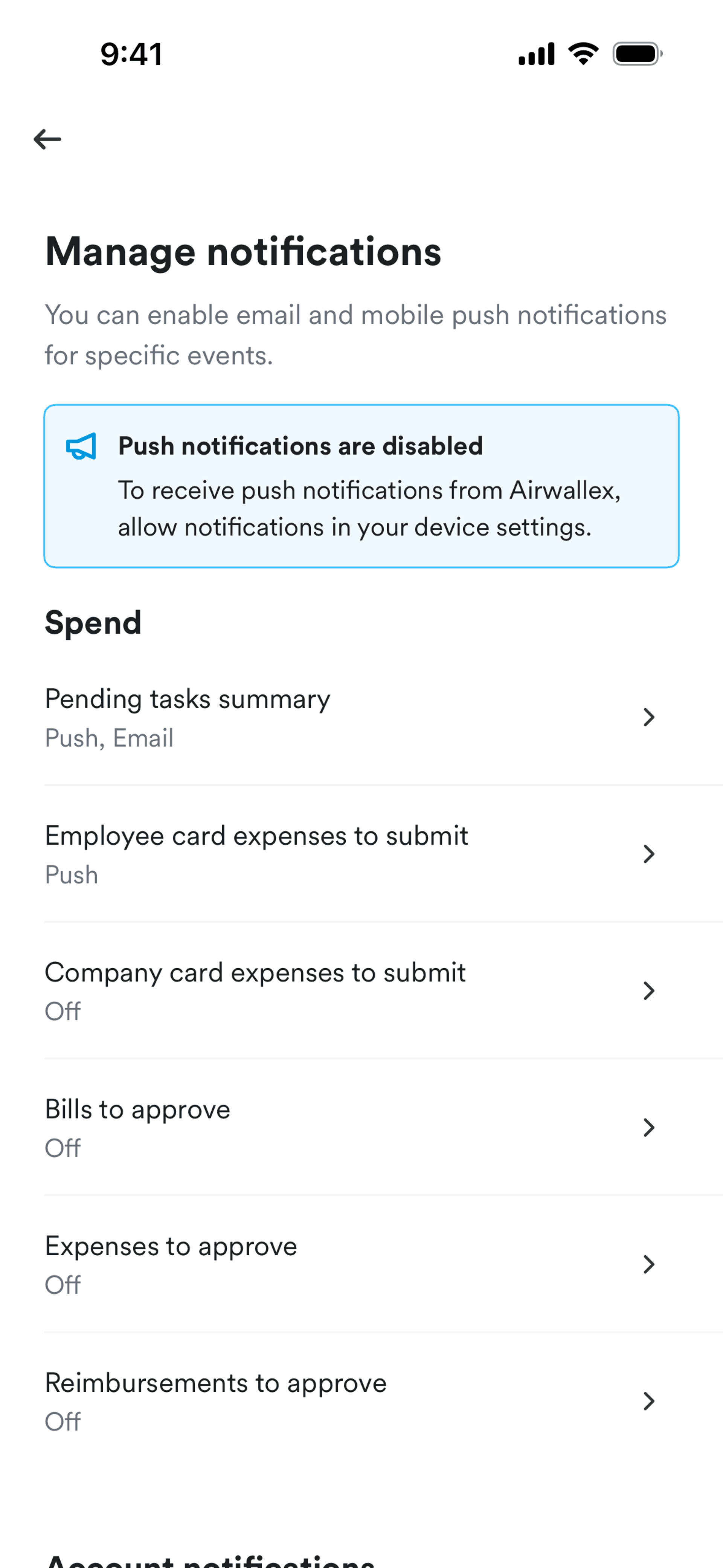 Airwallex iOS Finance interface screenshot 8