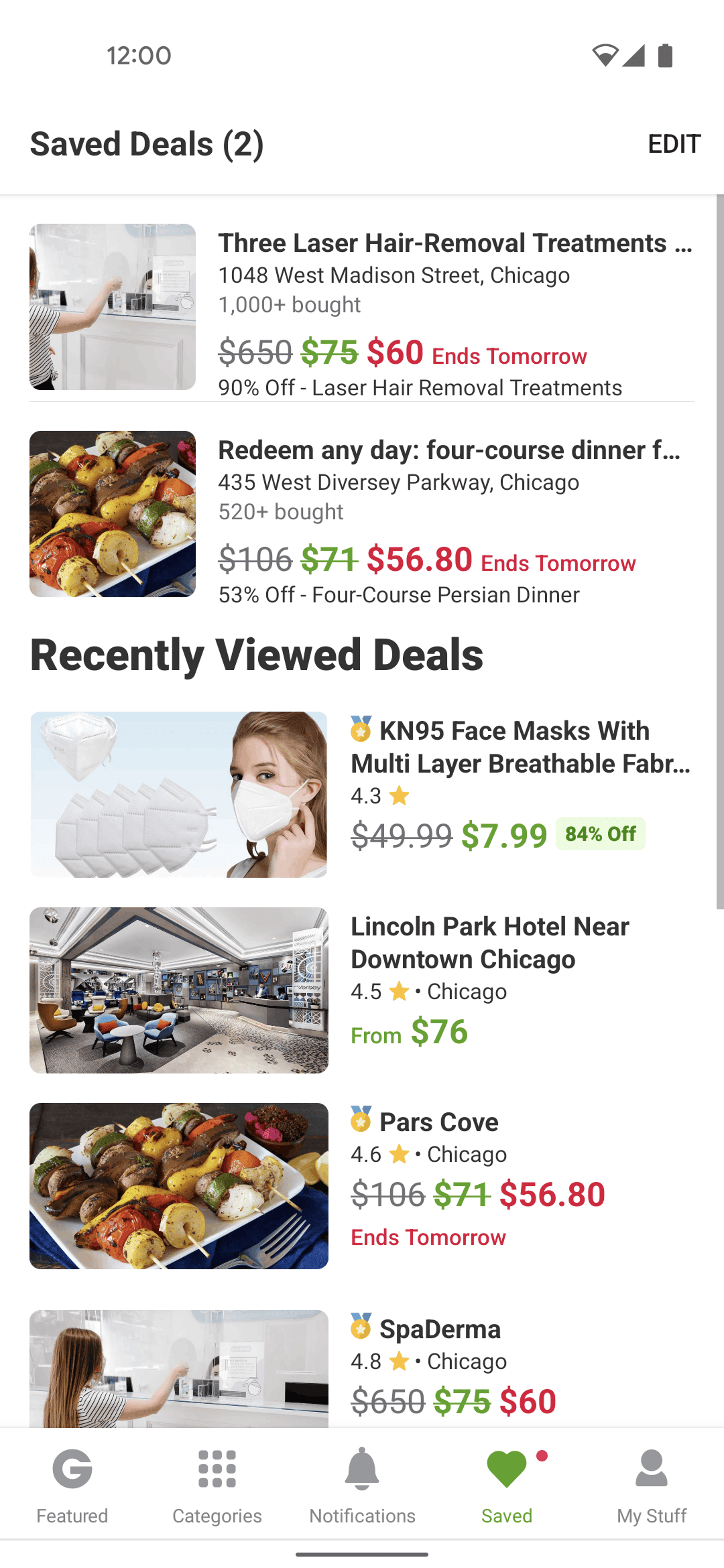 Groupon Android Shopping interface screenshot 8