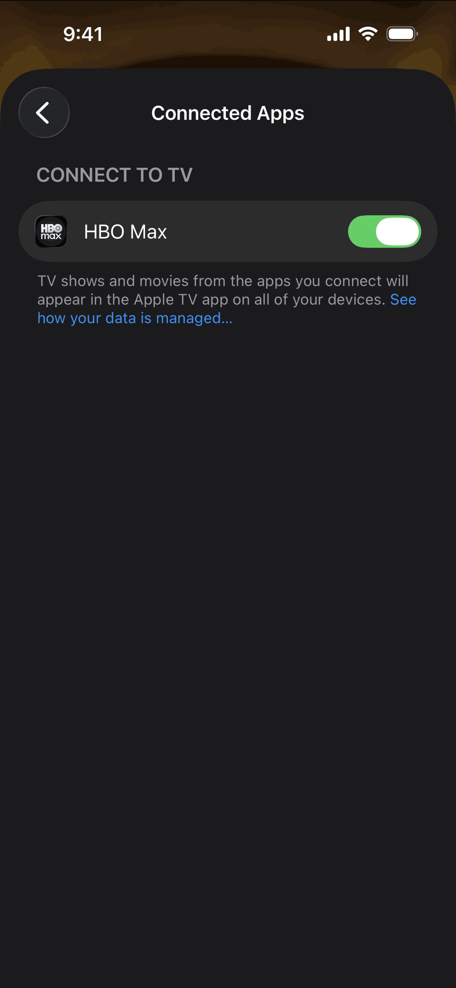 Apple TV iOS Entertainment interface screenshot 15