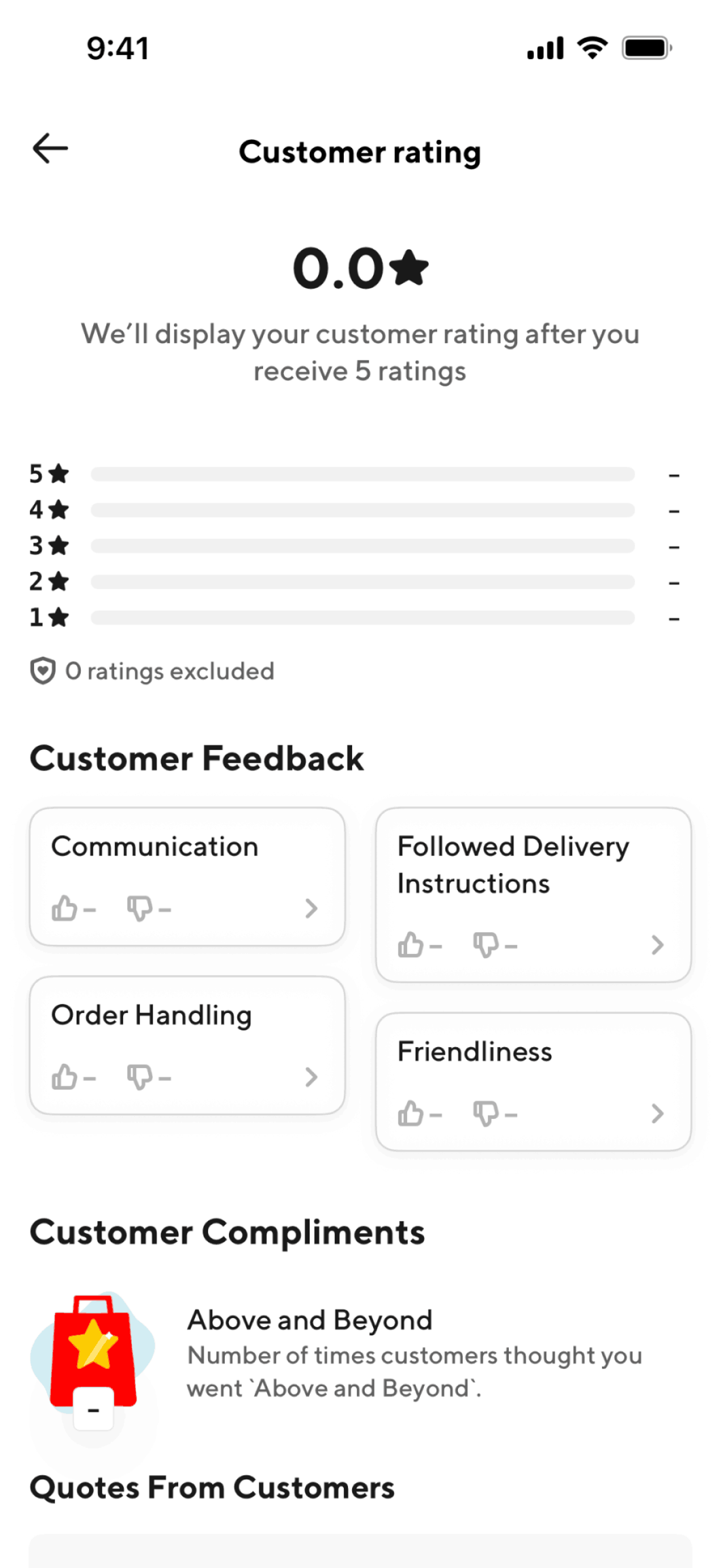 DoorDash Dasher iOS Business interface screenshot 6
