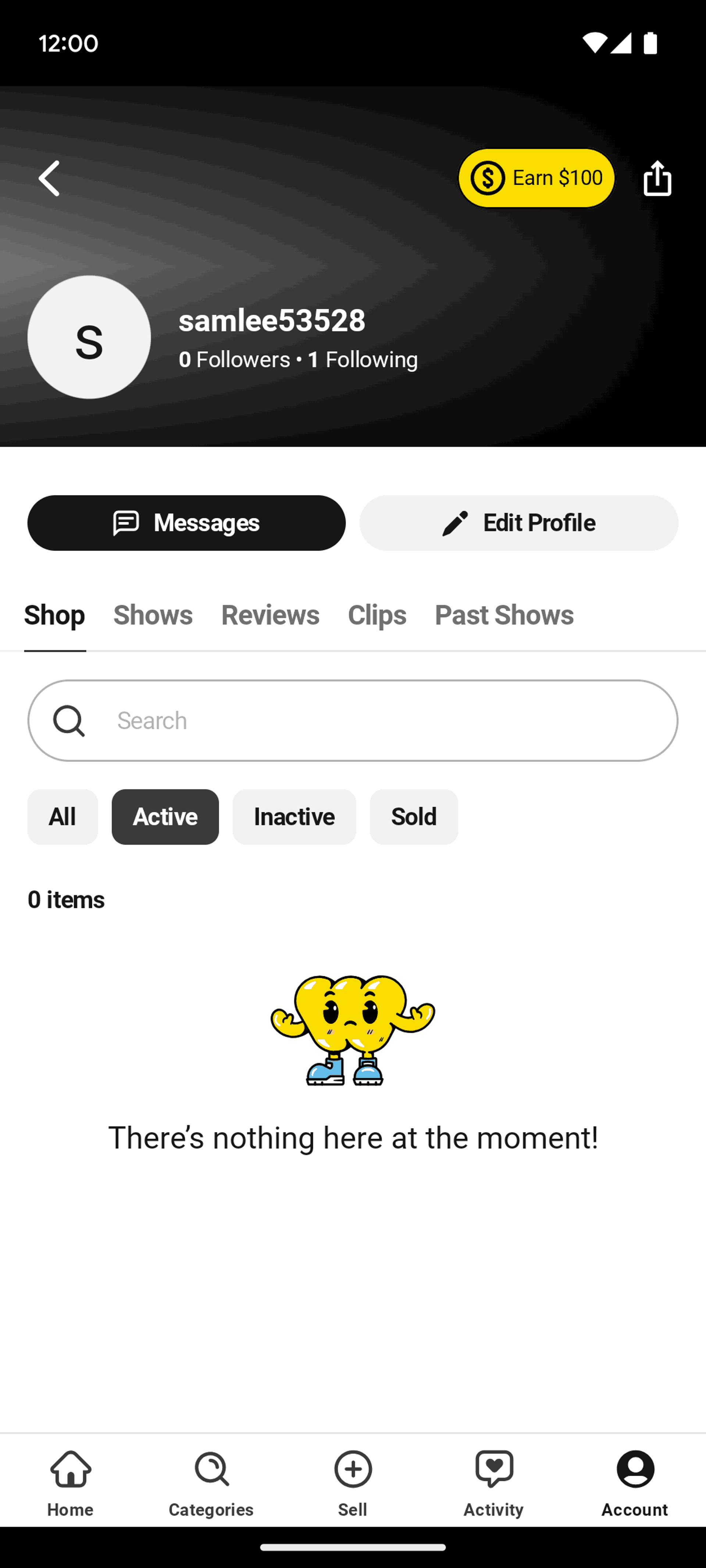 Whatnot Android Shopping interface screenshot 10