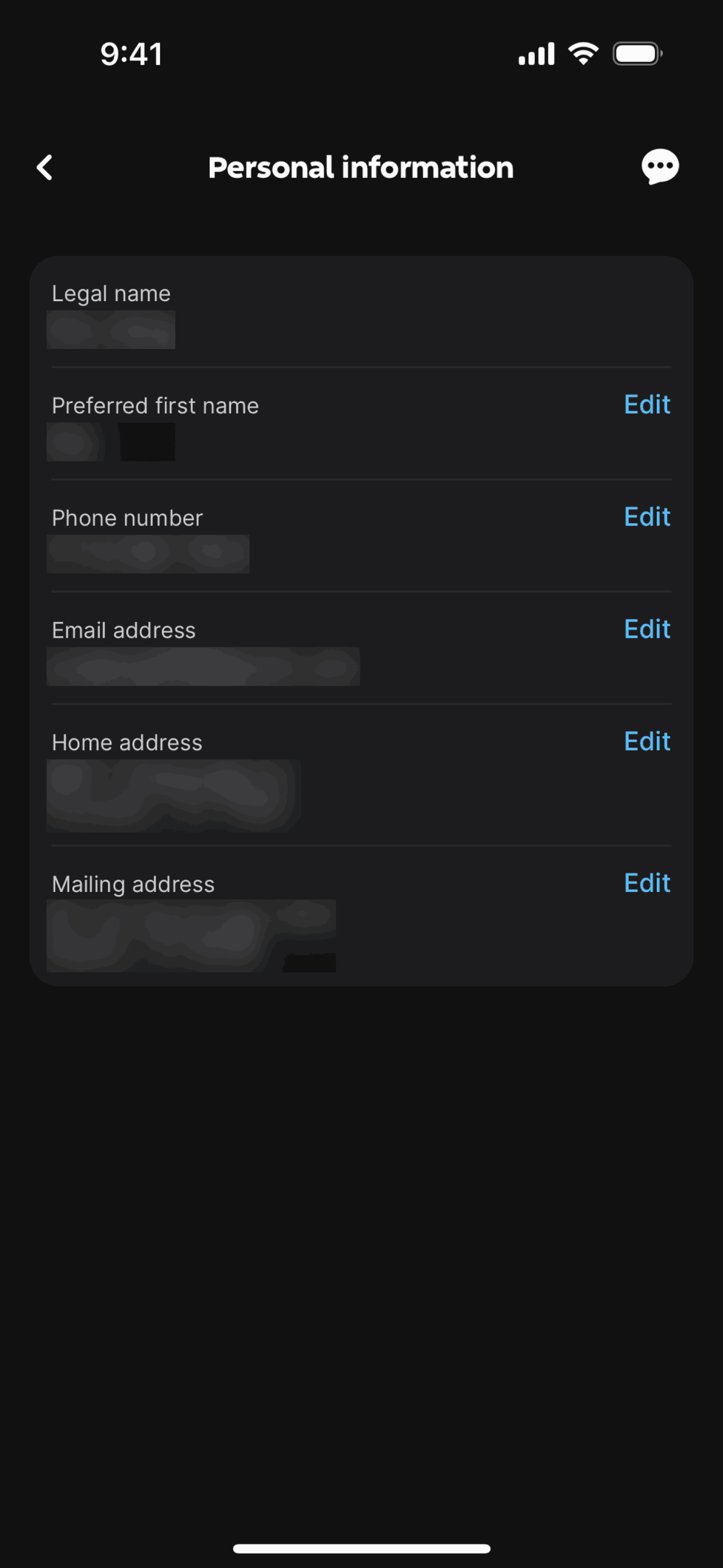 One iOS Finance interface screenshot 18