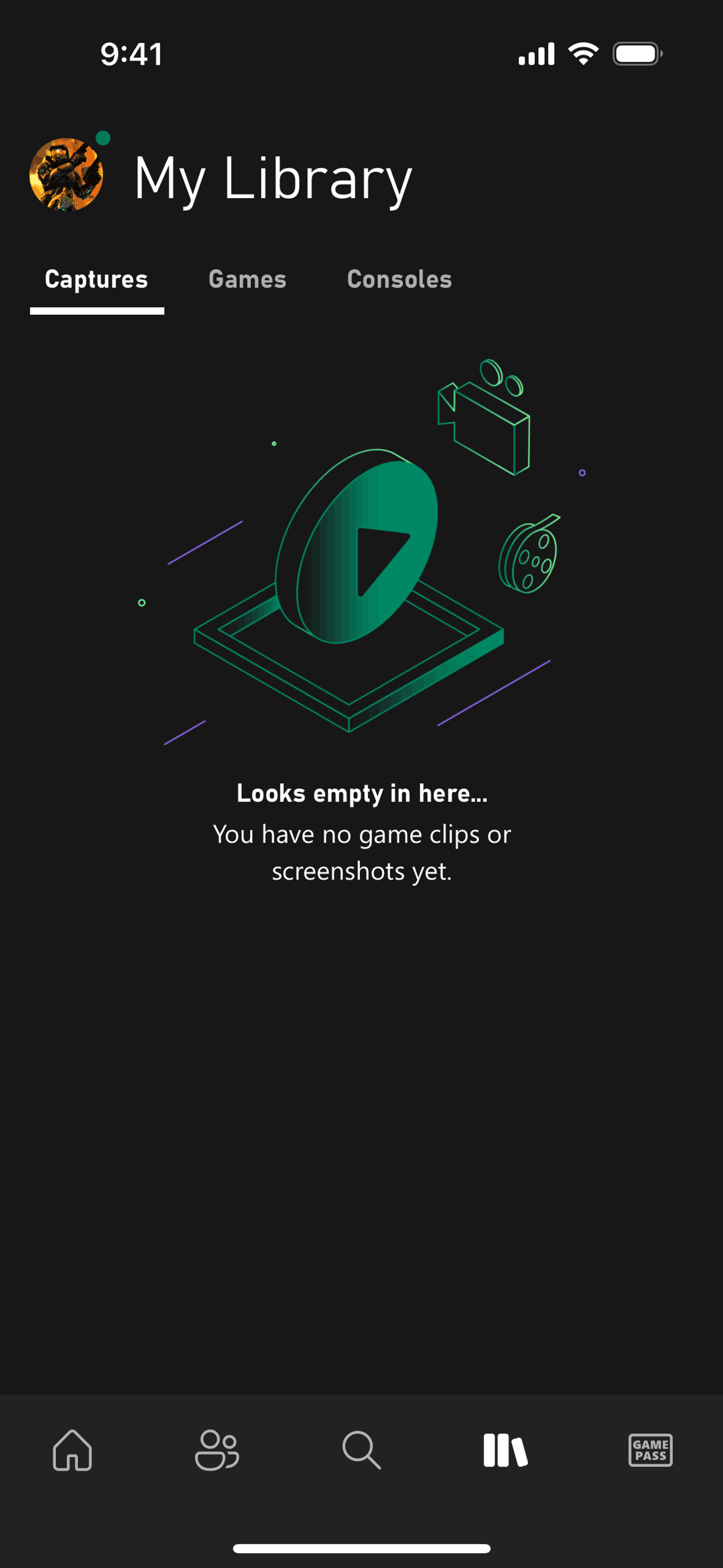 Xbox iOS Entertainment interface screenshot 7