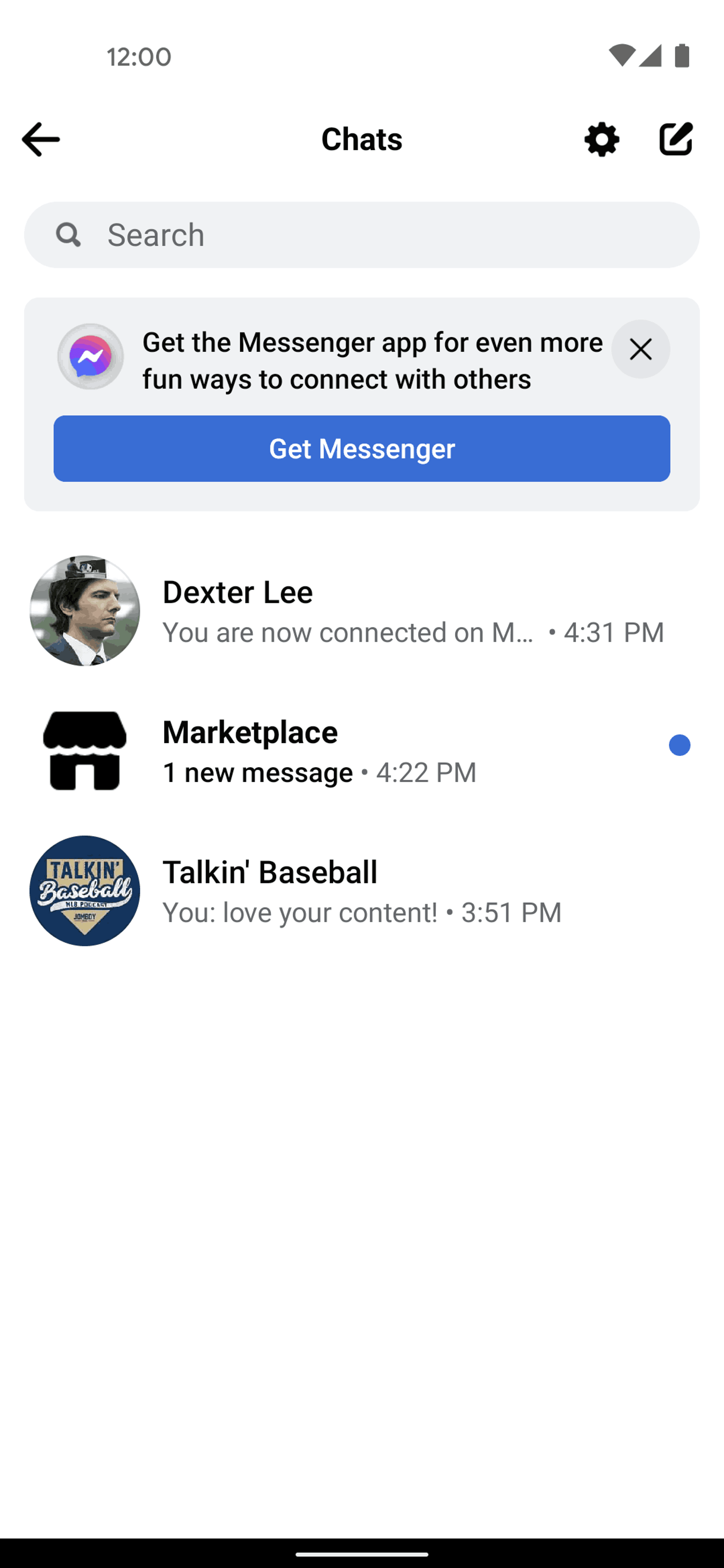 Facebook Android Social Networking interface screenshot 20