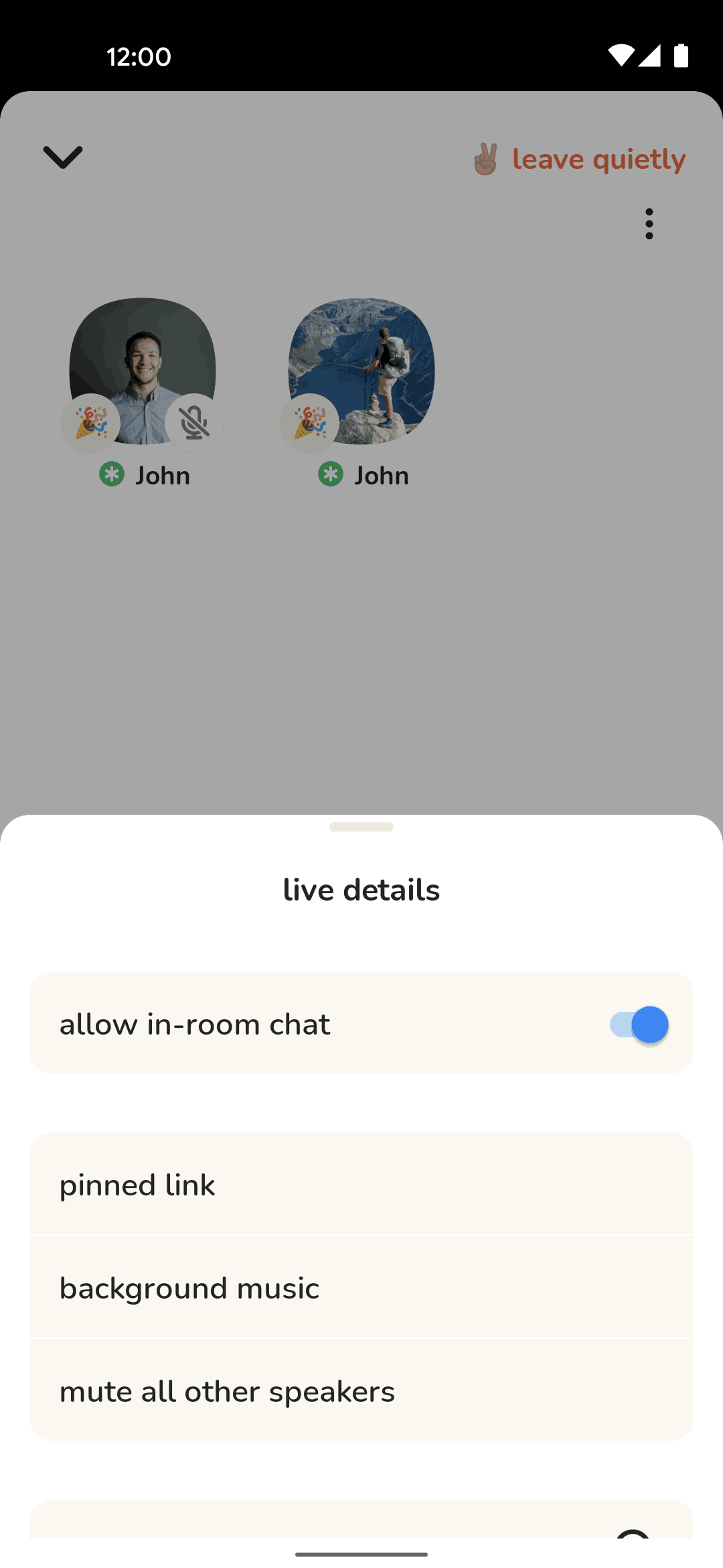 Clubhouse Android Social Networking interface screenshot 16