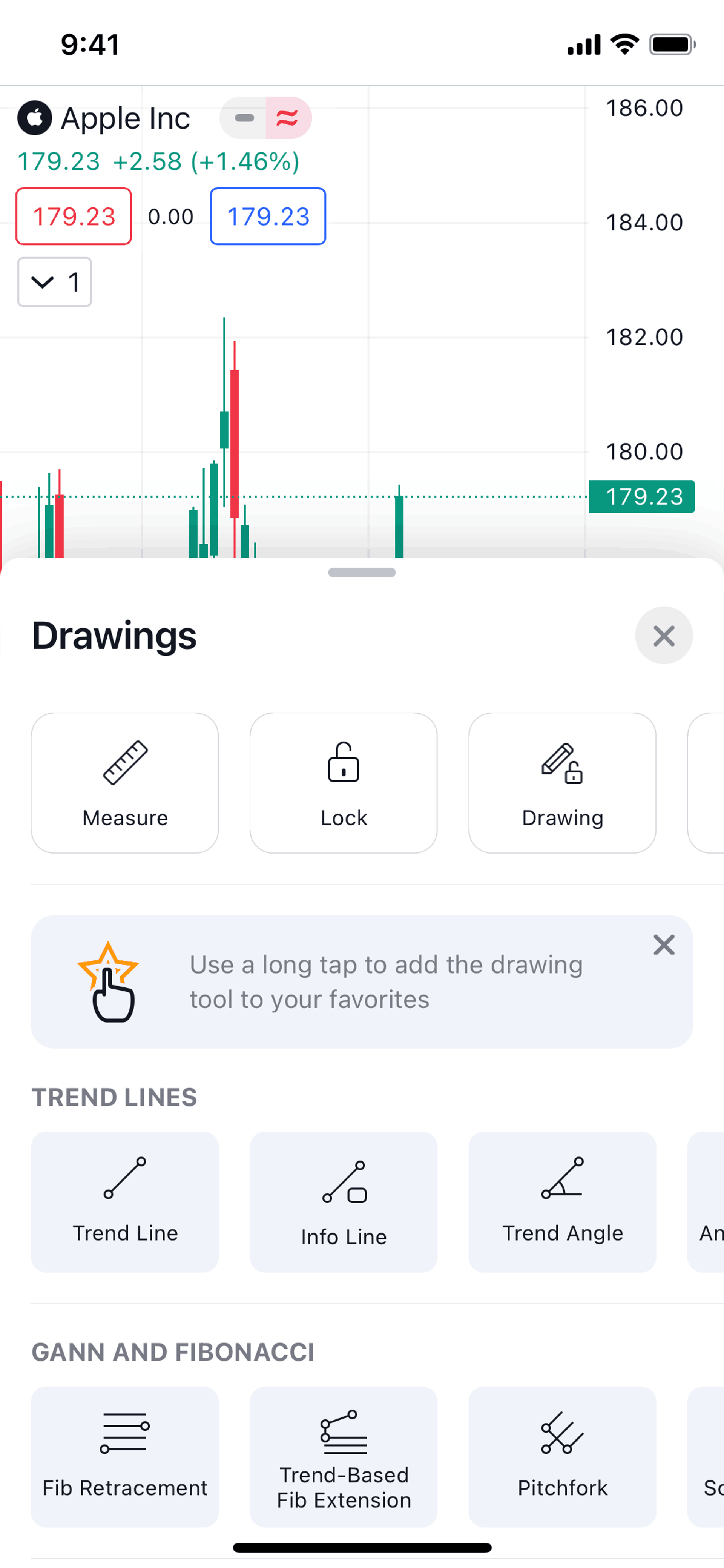 TradingView iOS Finance interface screenshot 7